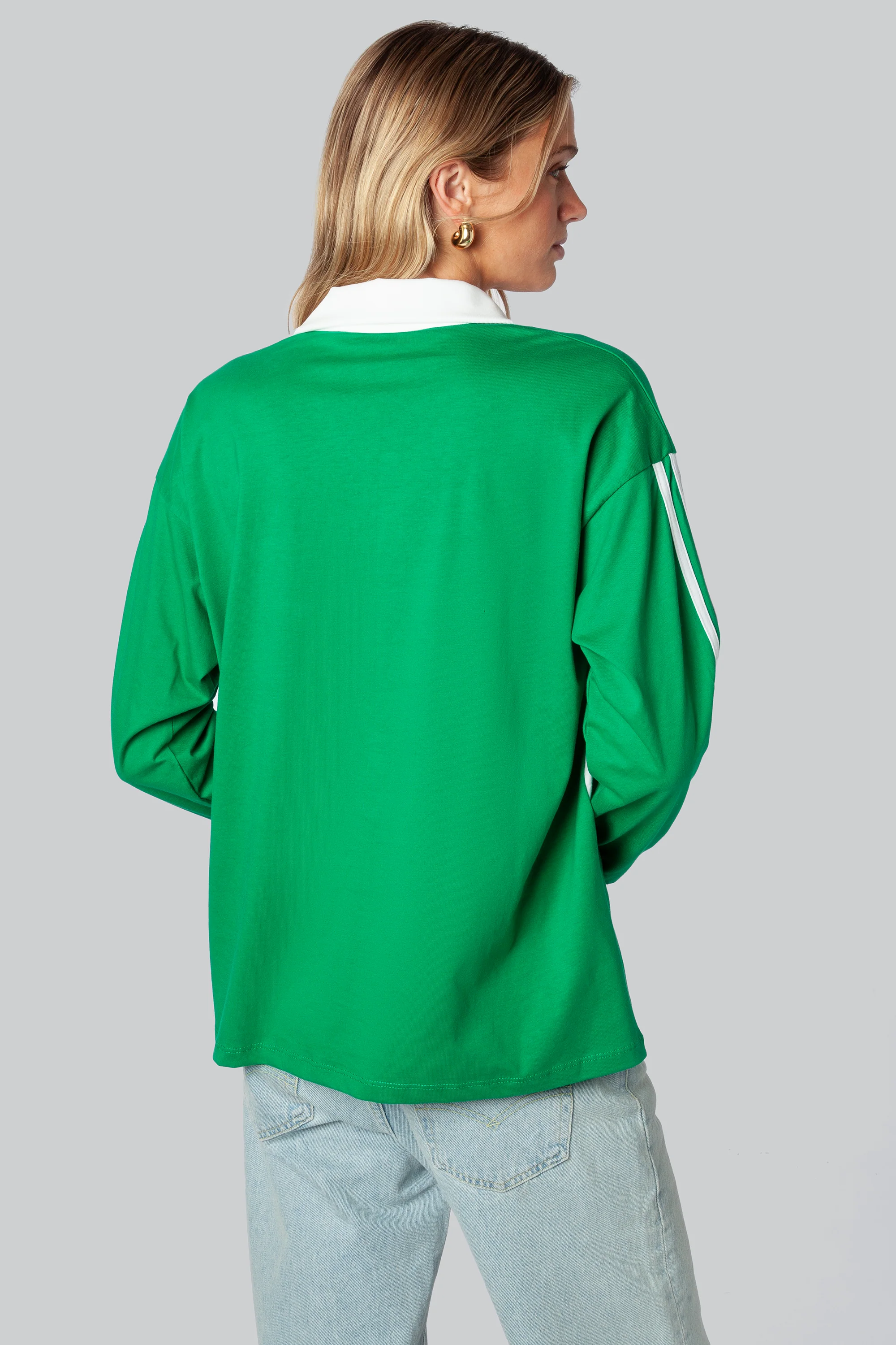 Boston Celtics Contrast Oversized Polo - Image 4
