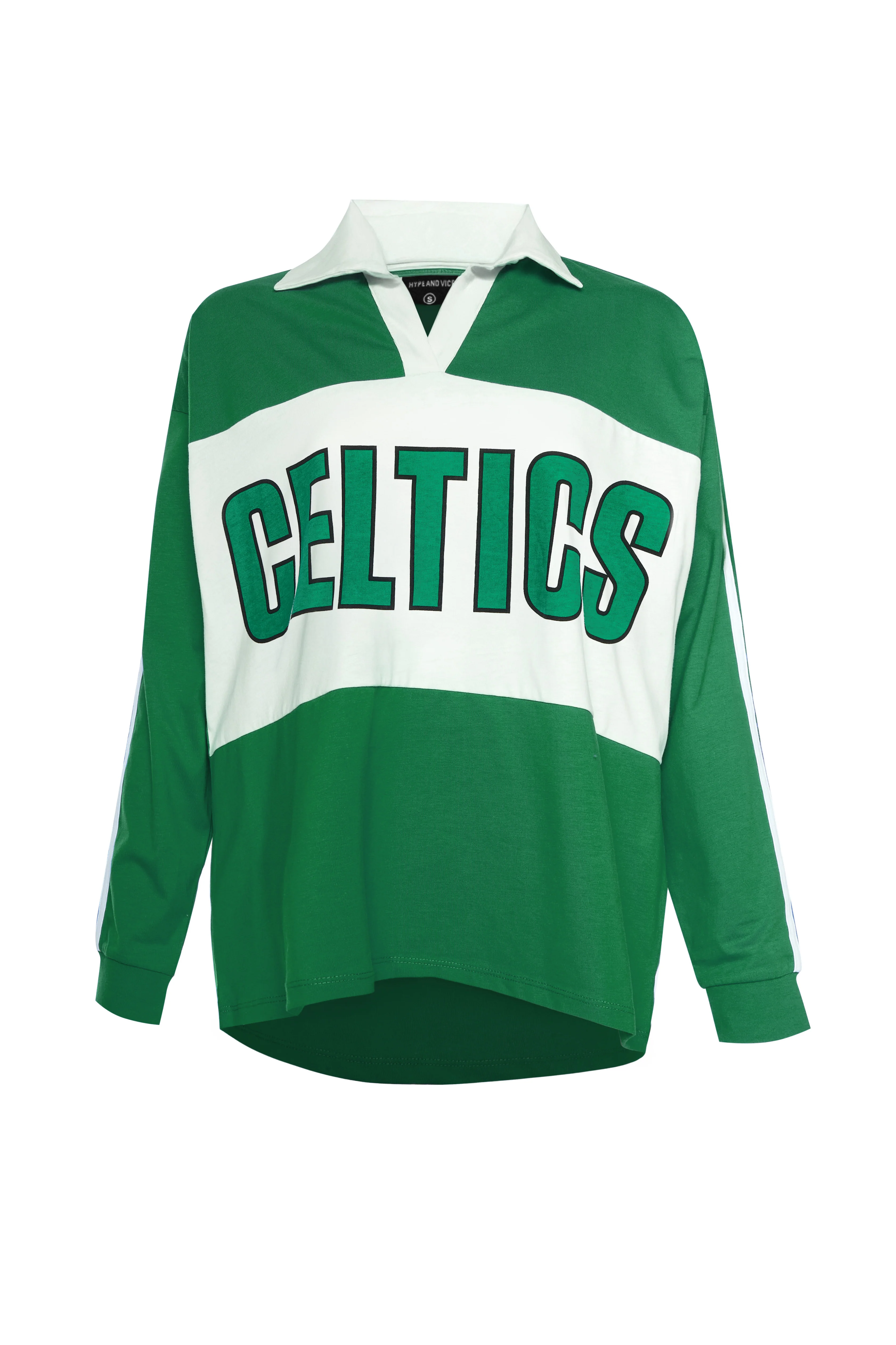 Boston Celtics Contrast Oversized Polo - Image 5