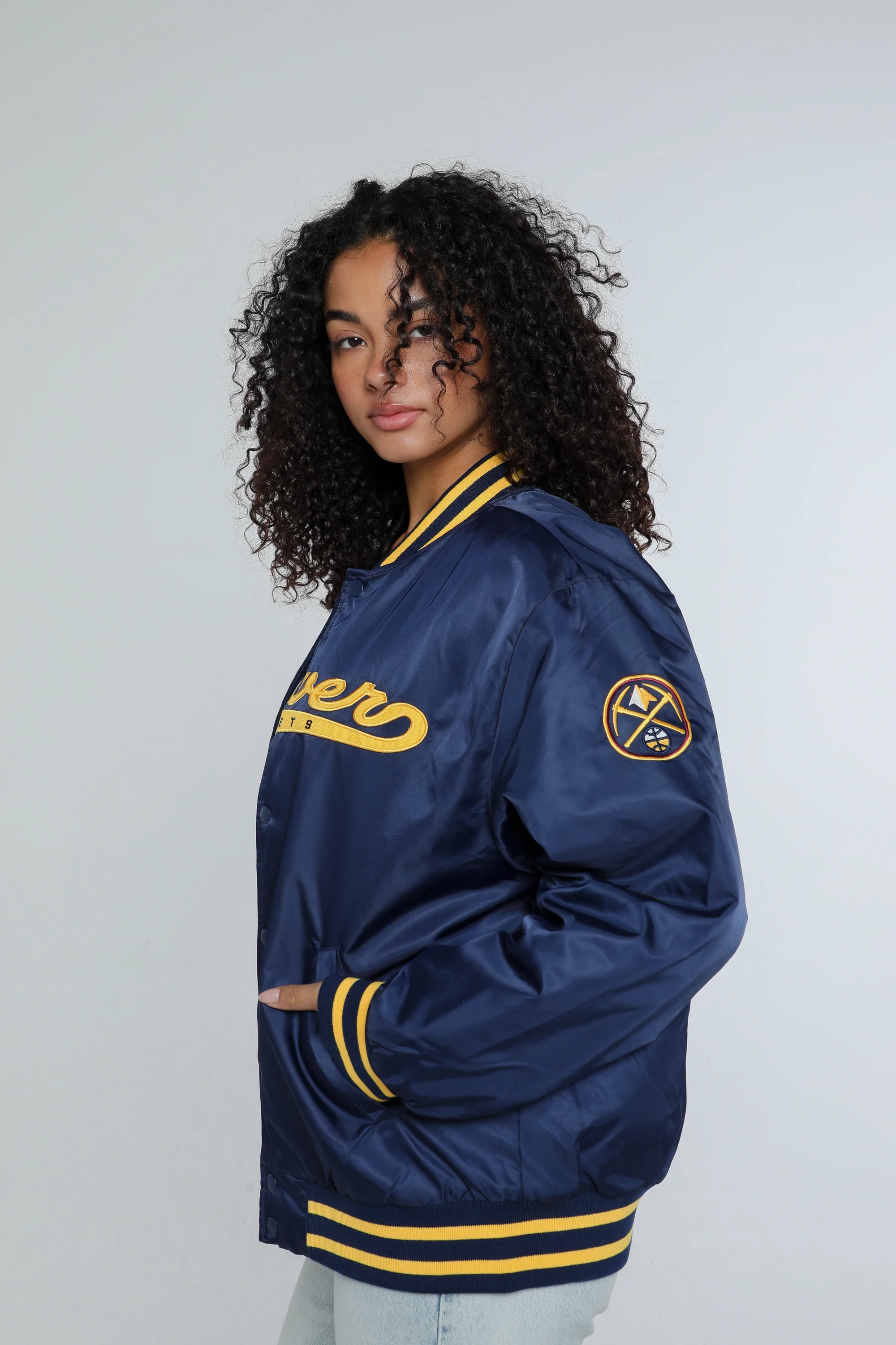 Denver Nuggets A-Game Varsity Jacket - Image 3