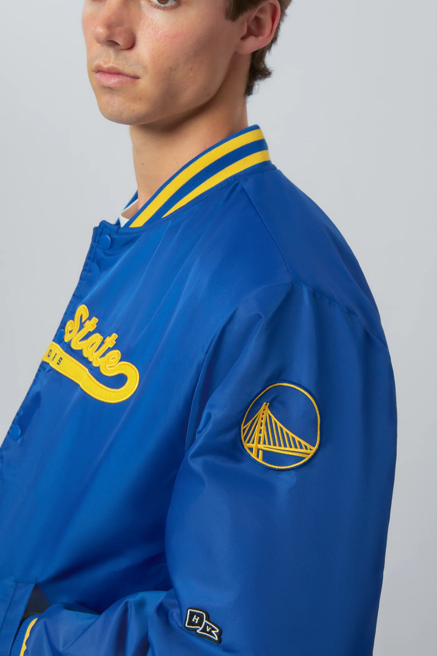 Golden State Warriors A-Game Varsity Jacket - Image 3