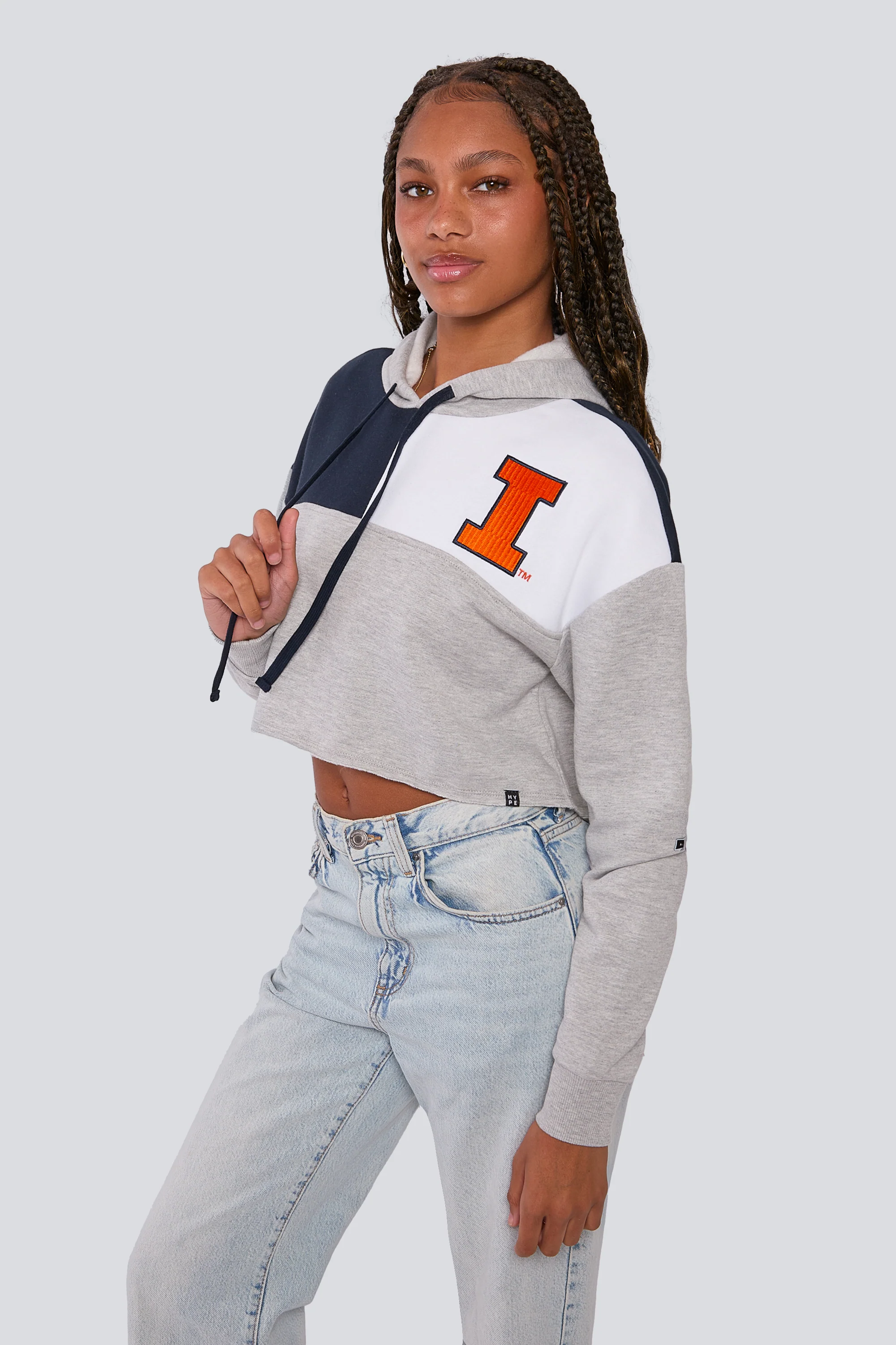 University of Illinois Color-Block Hoodie - Image 2