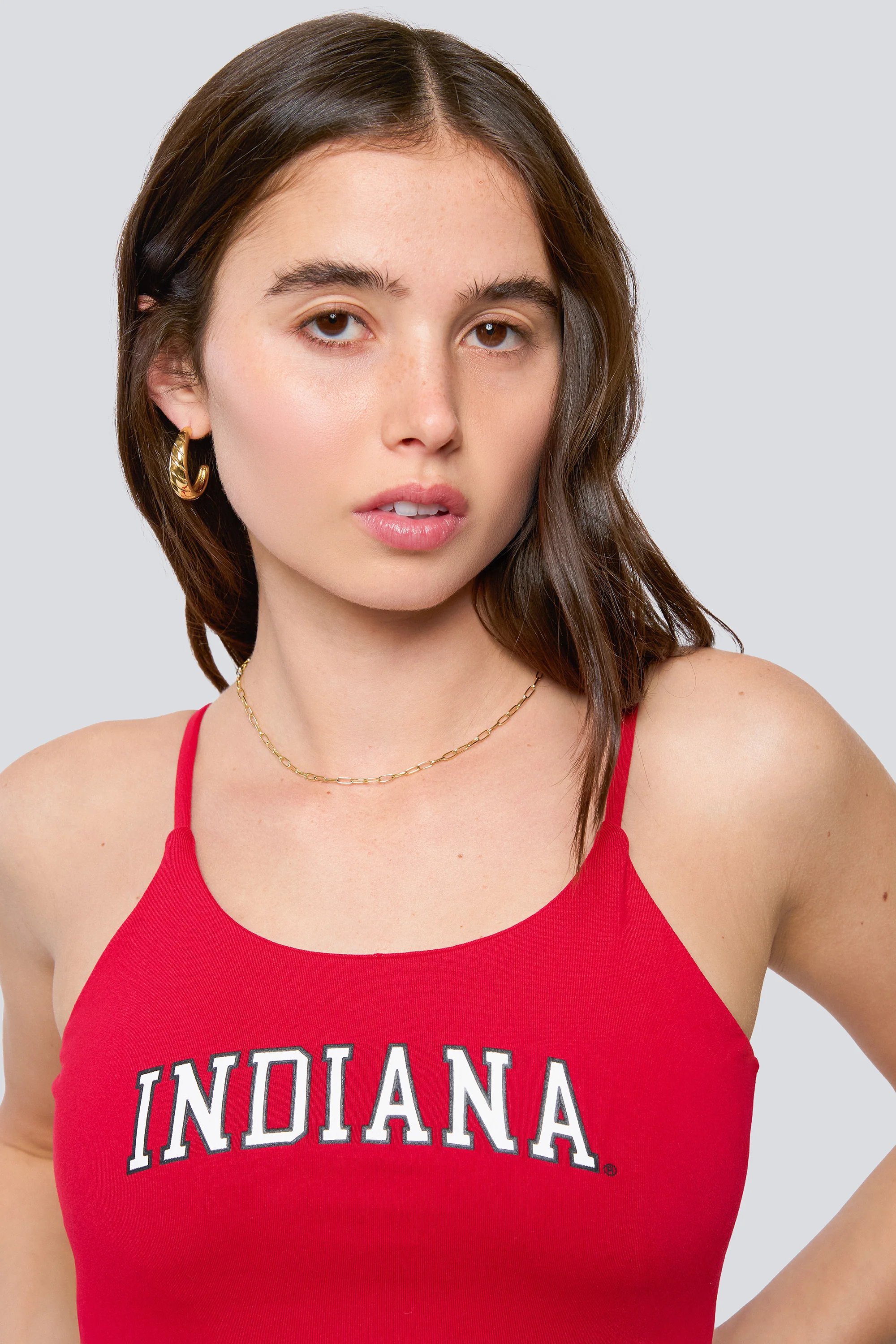 Indiana University Bra Tank Top - Image 2