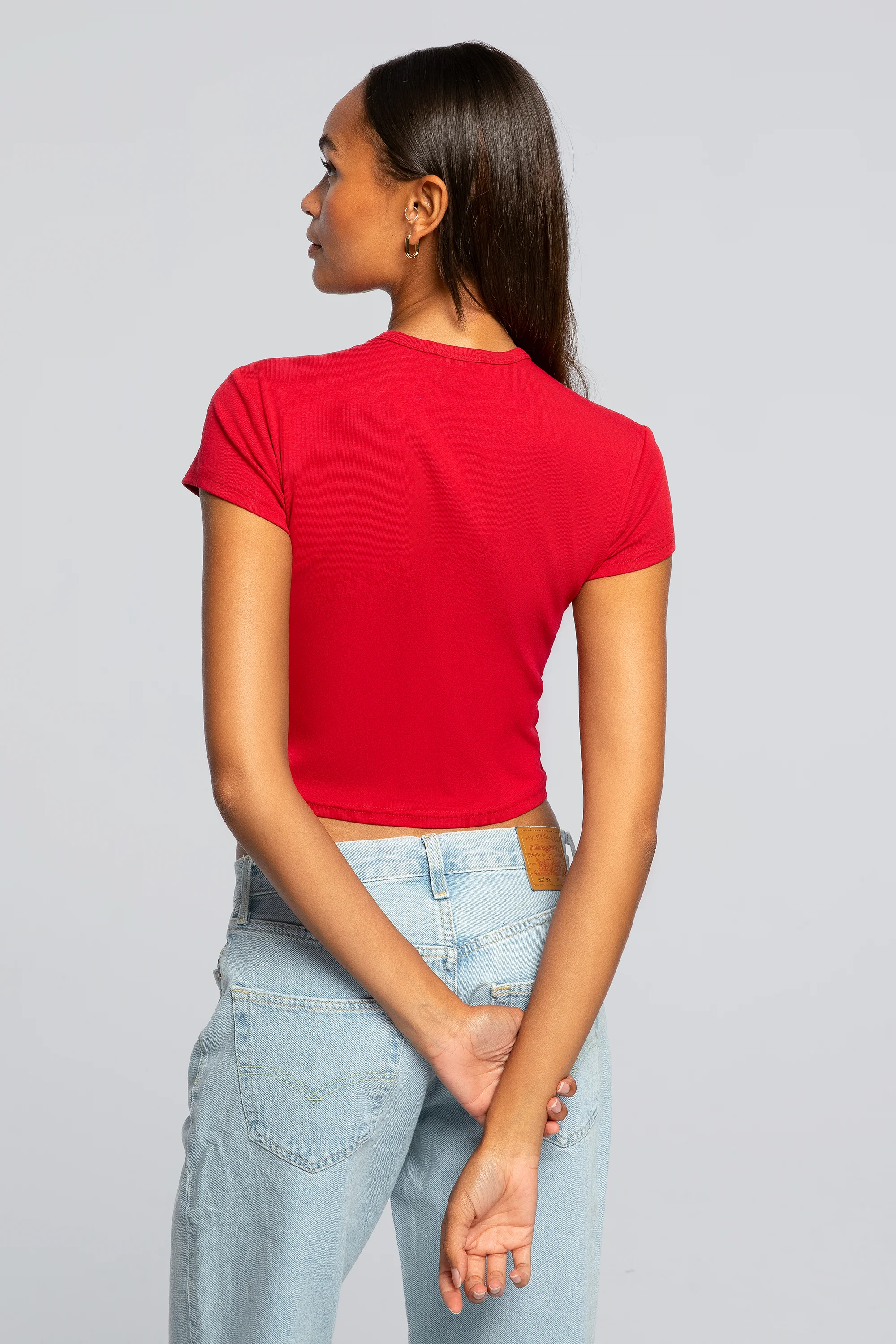 Indiana University Vintage Baby Tee - Image 3