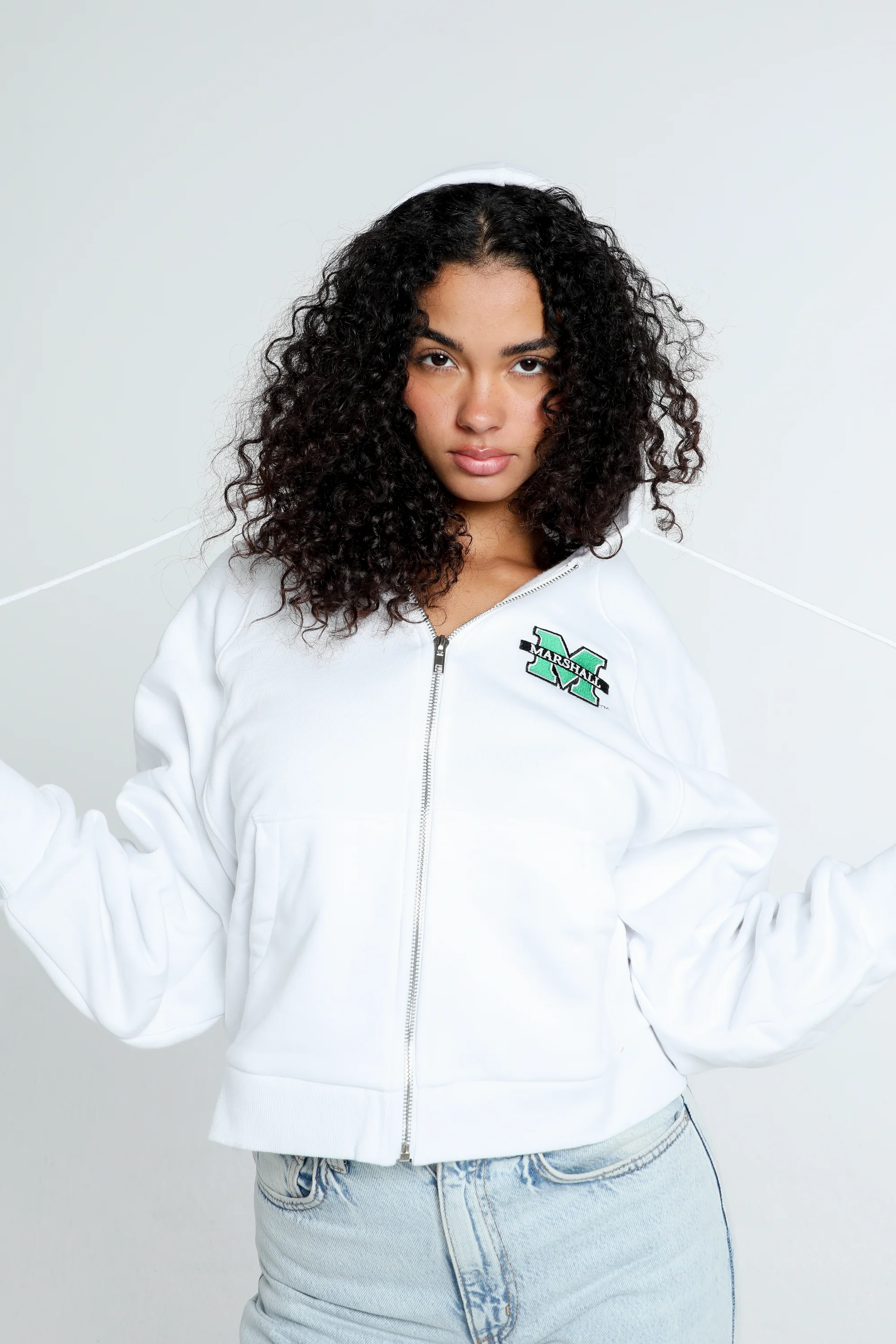 Marshall University Raglan Zip Up - Image 2