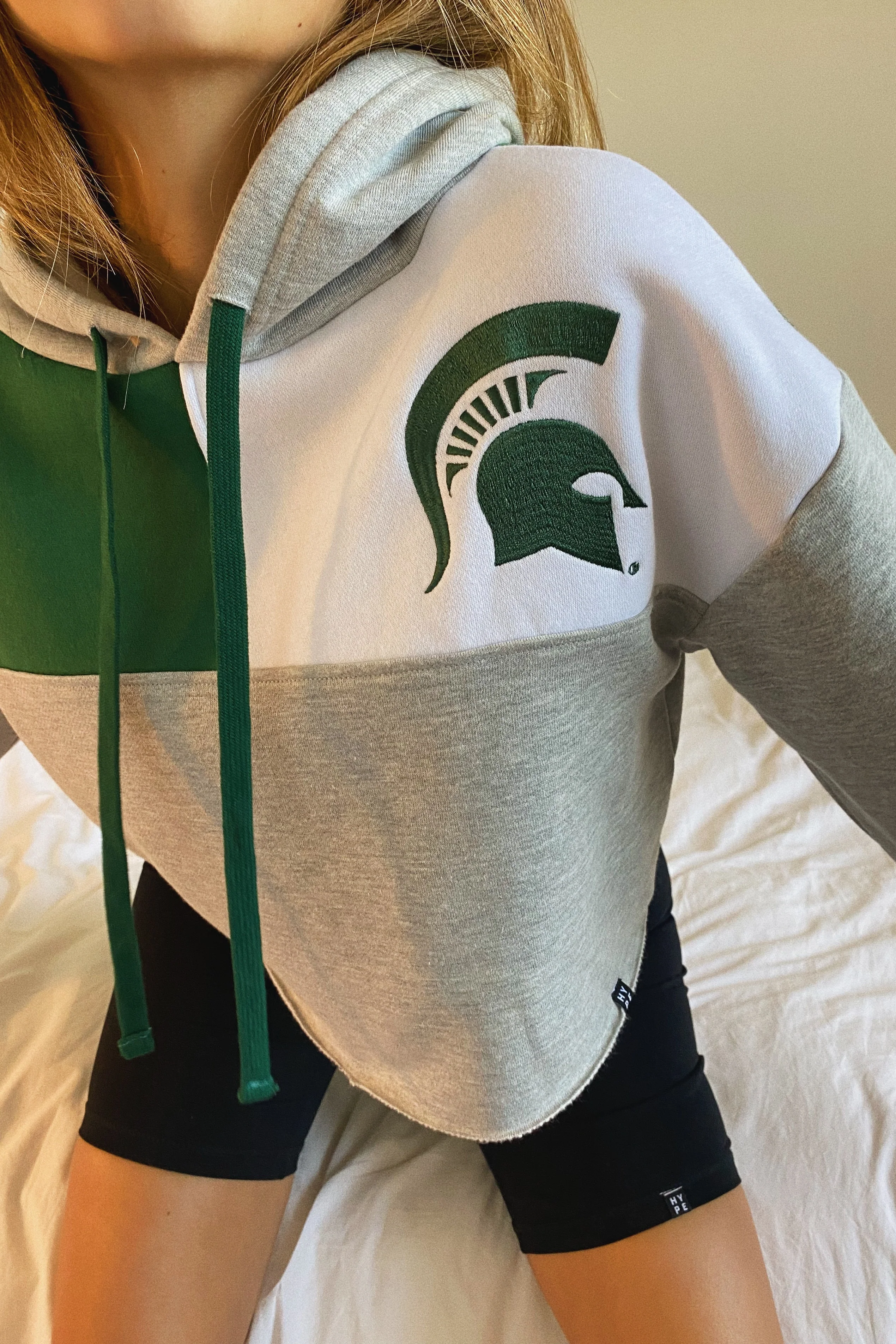 Michigan State Color-Block Hoodie - Image 4