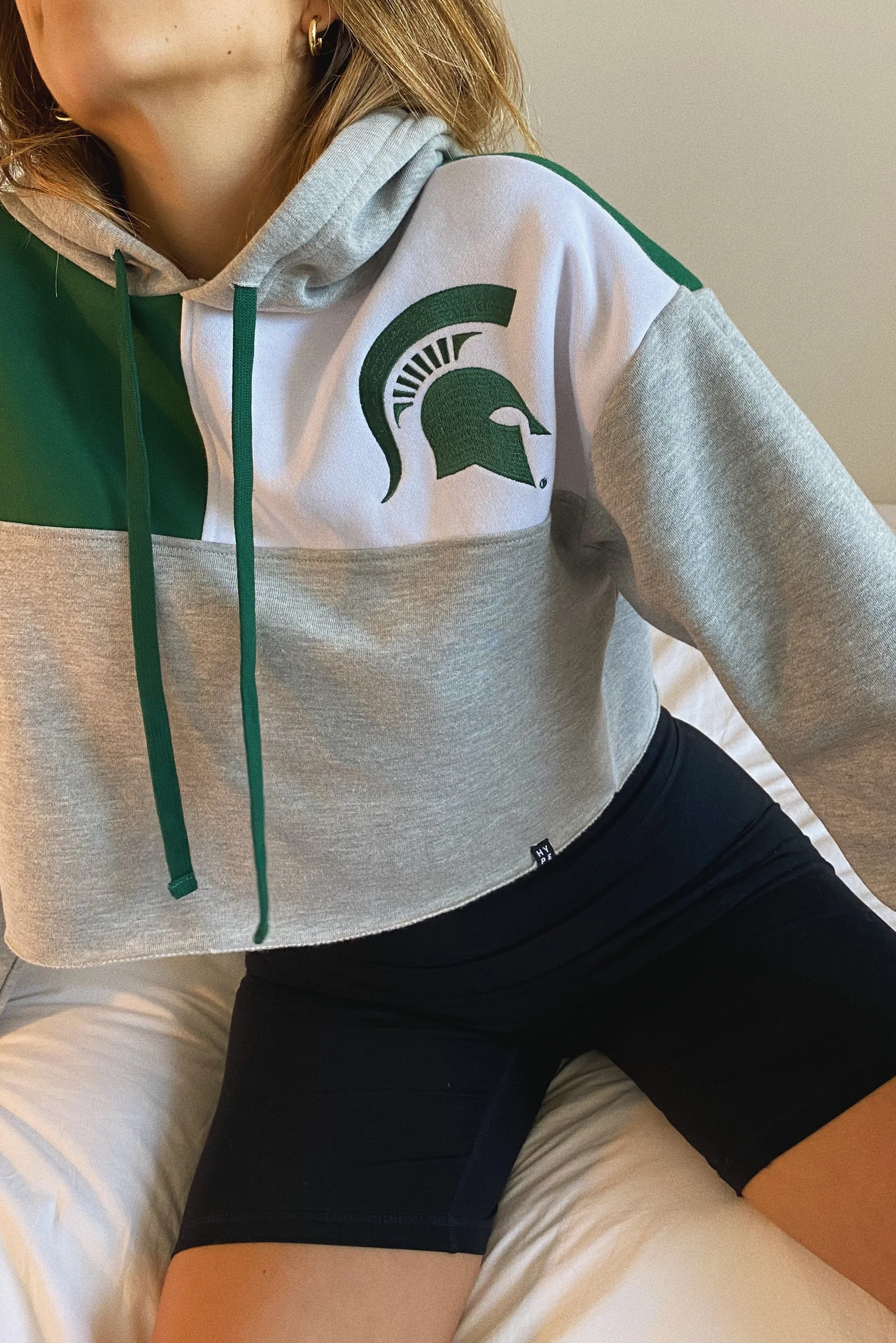 Michigan State Color-Block Hoodie - Image 6