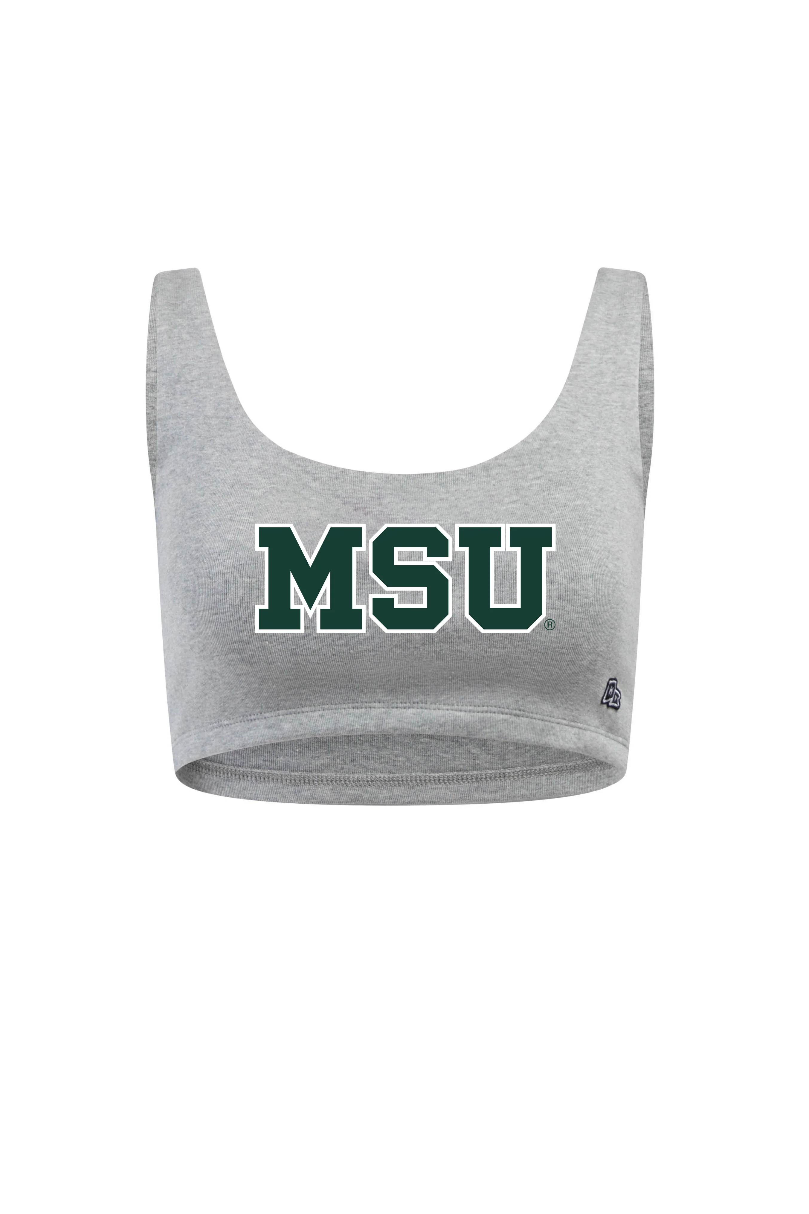 Michigan State Scoop Neck Crop Top - Image 4