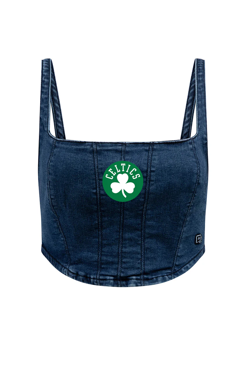 Boston Celtics Denim Corset - Image 6