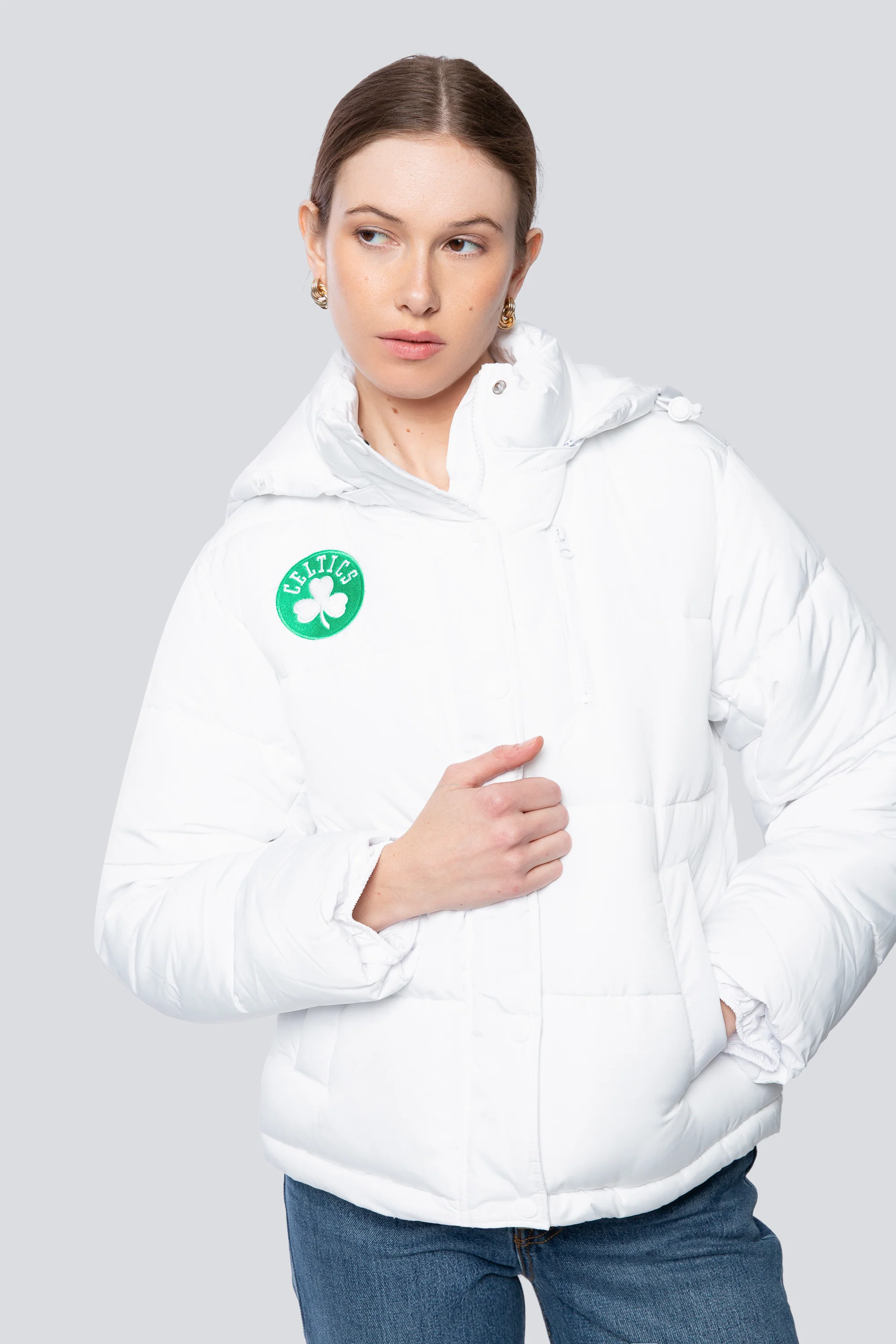 Boston Celtics Puffer Jacket - Image 6