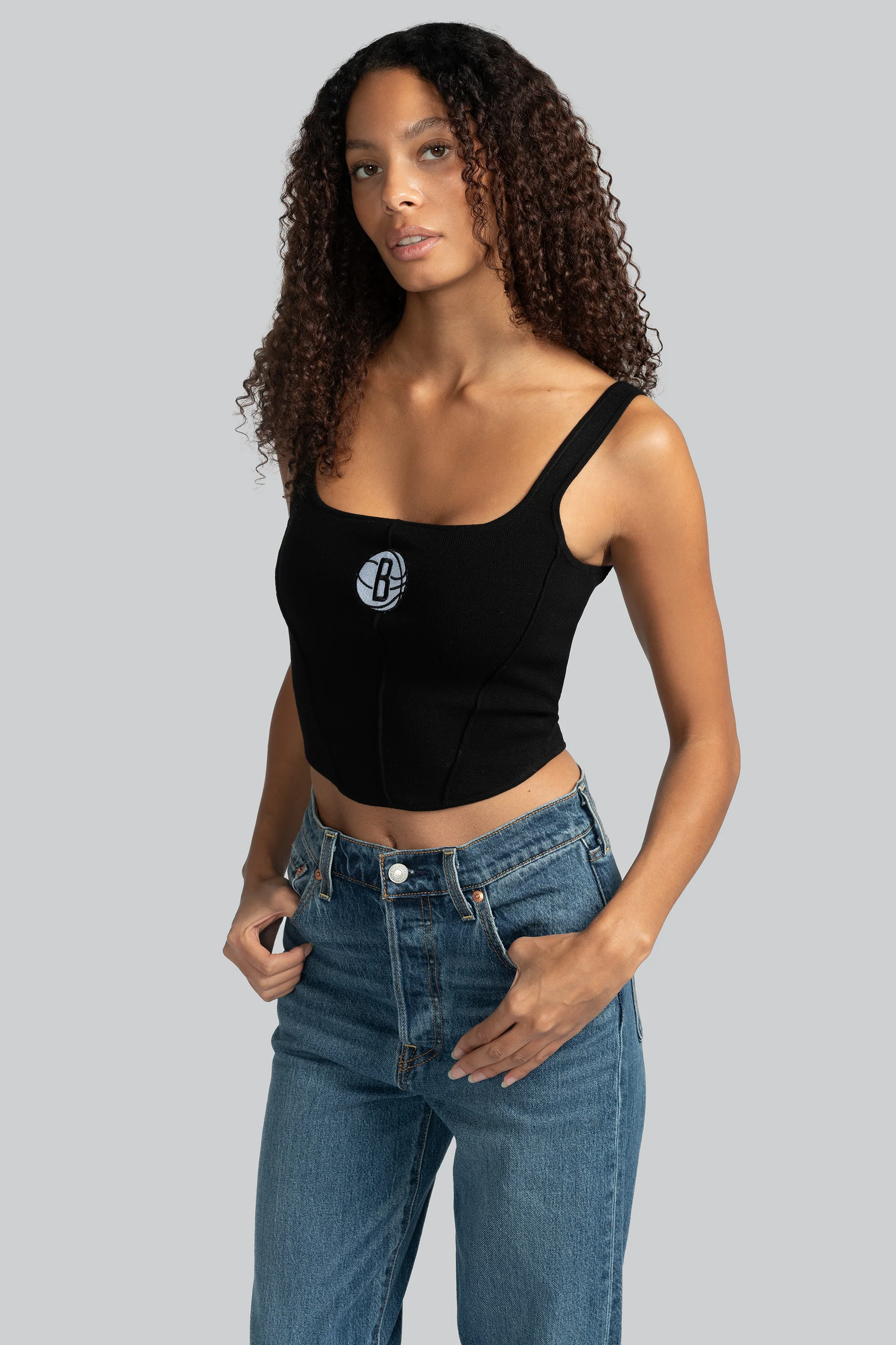 Brooklyn Nets Knit Corset - Image 2