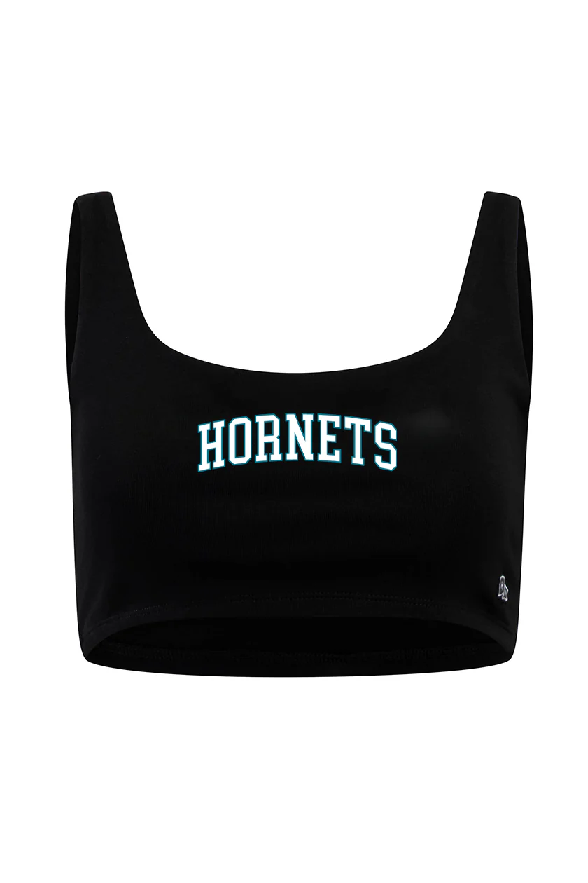 Charlotte Hornets Scoop Neck Crop Top - Image 9