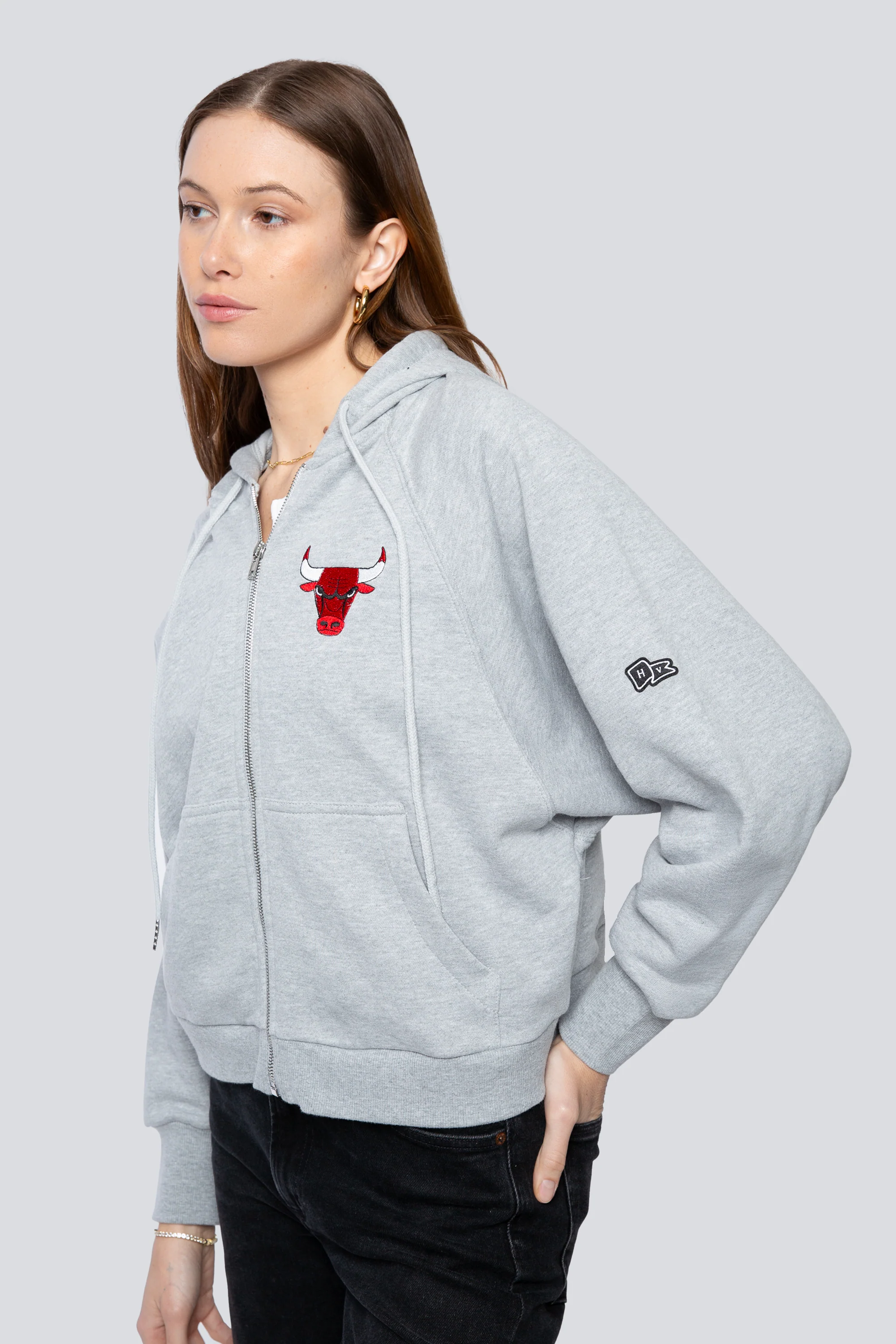 Chicago Bulls Raglan Zip-Up - Image 3