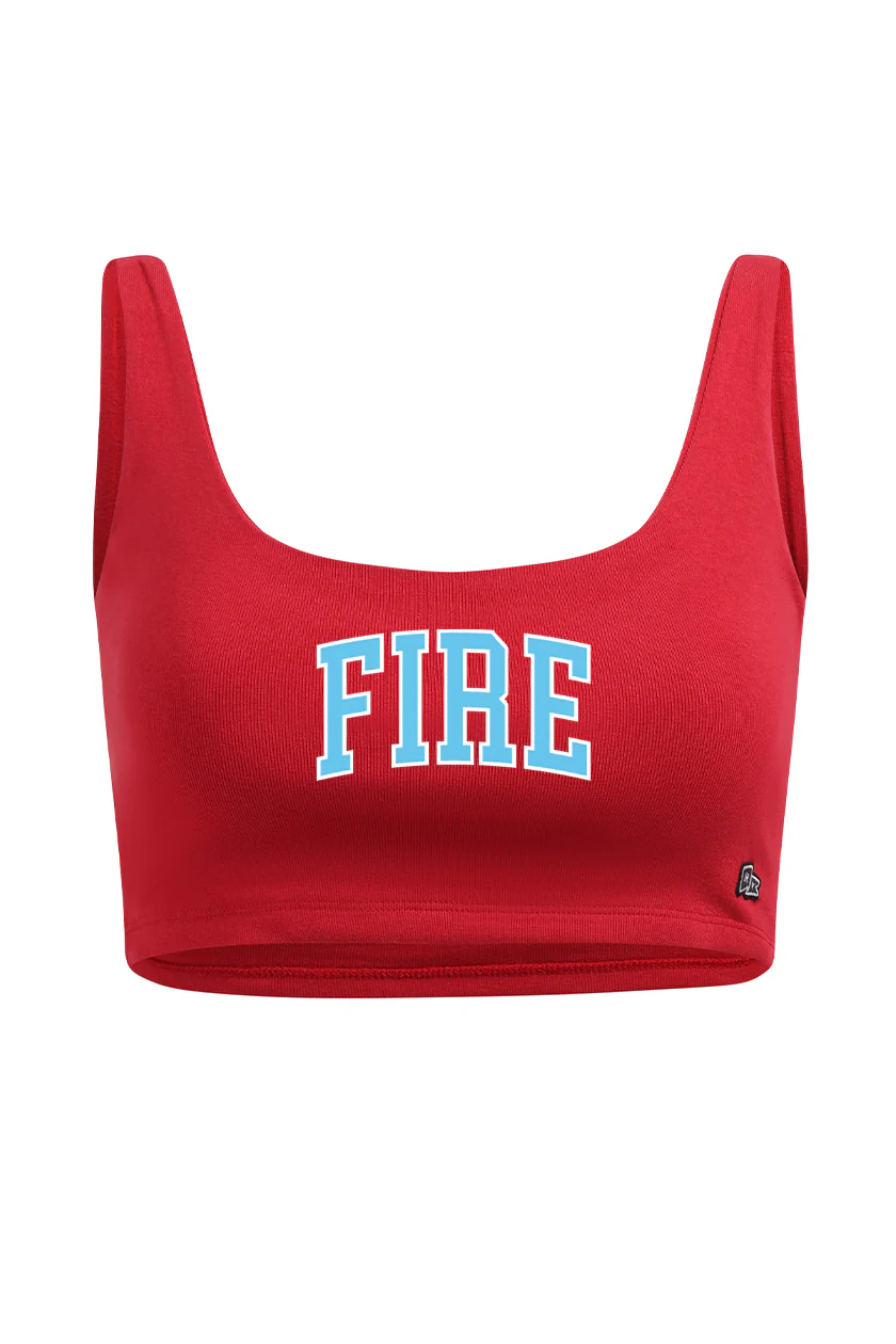 Chicago Fire FC Scoop Neck Crop Top - Image 10