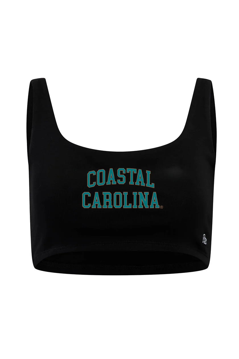 Coastal Carolina University Scoop Neck Crop Top - Image 5