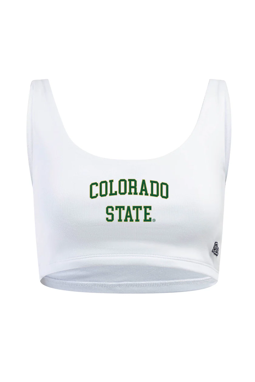 Colorado State Scoop Neck Crop Top - Image 4
