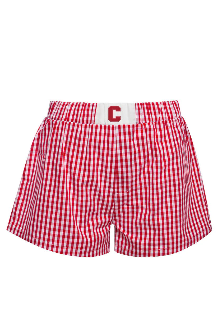 Cornell Gameday Gingham Shorts