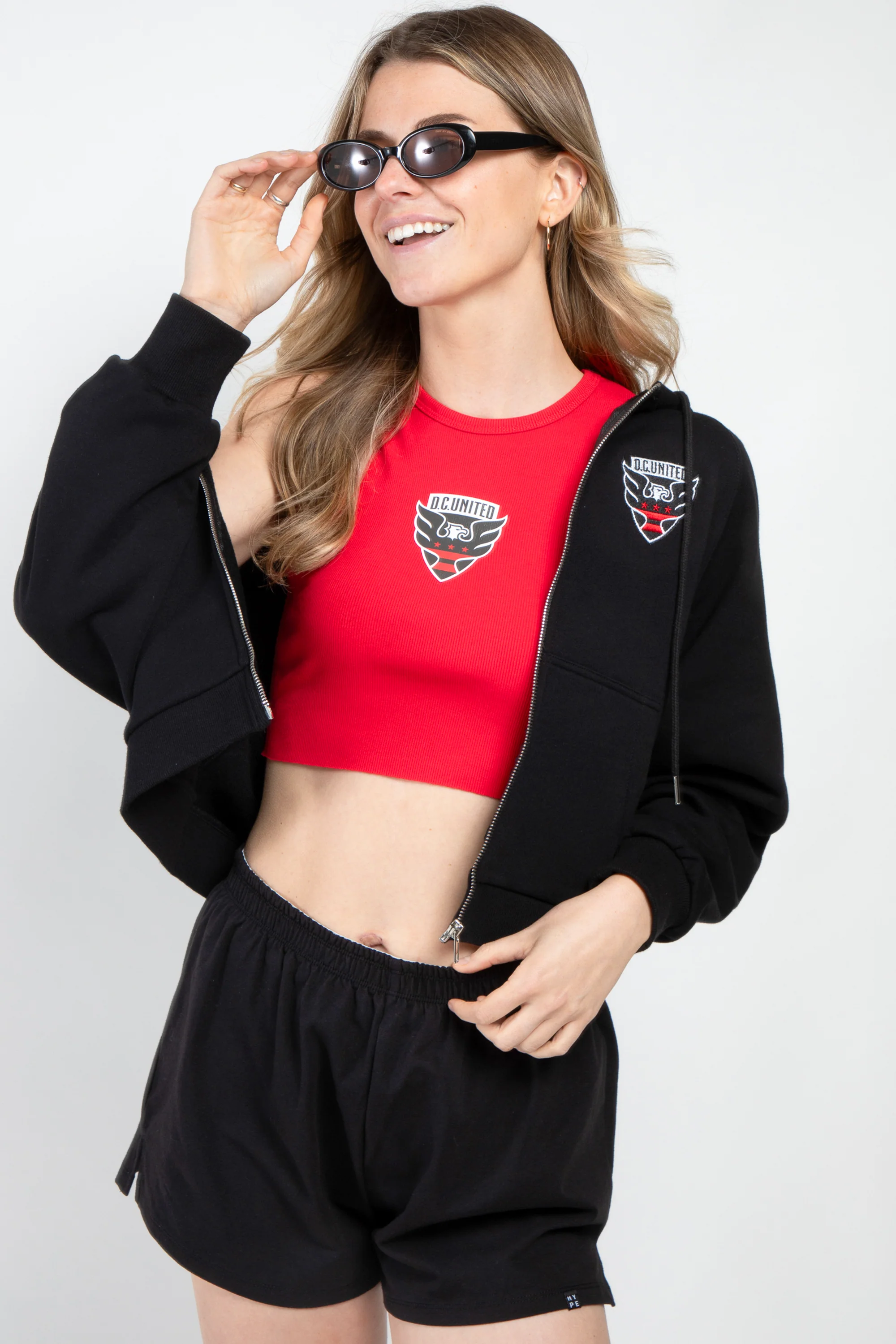 D.C. United Raglan Zip-Up