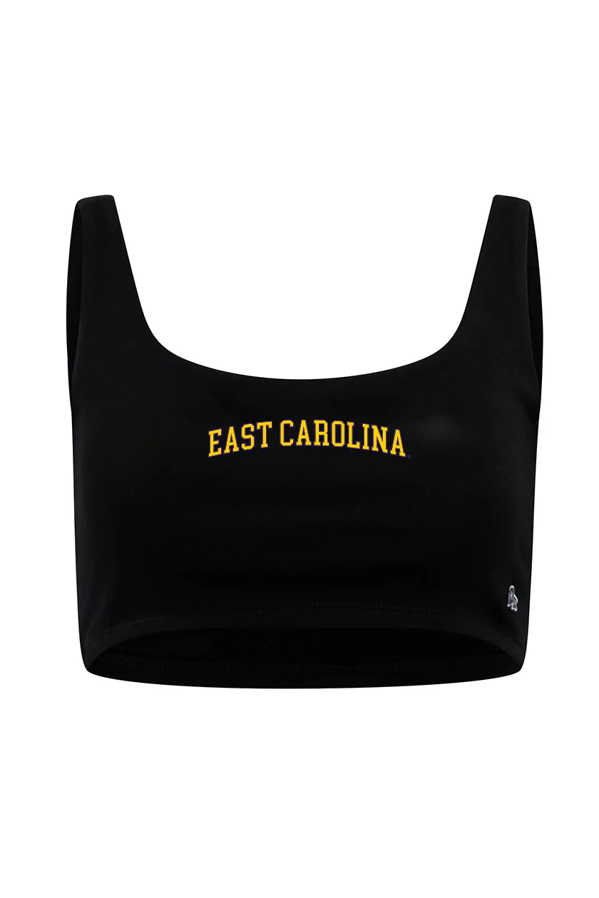 East Carolina University Scoop Neck Crop Top - Image 5