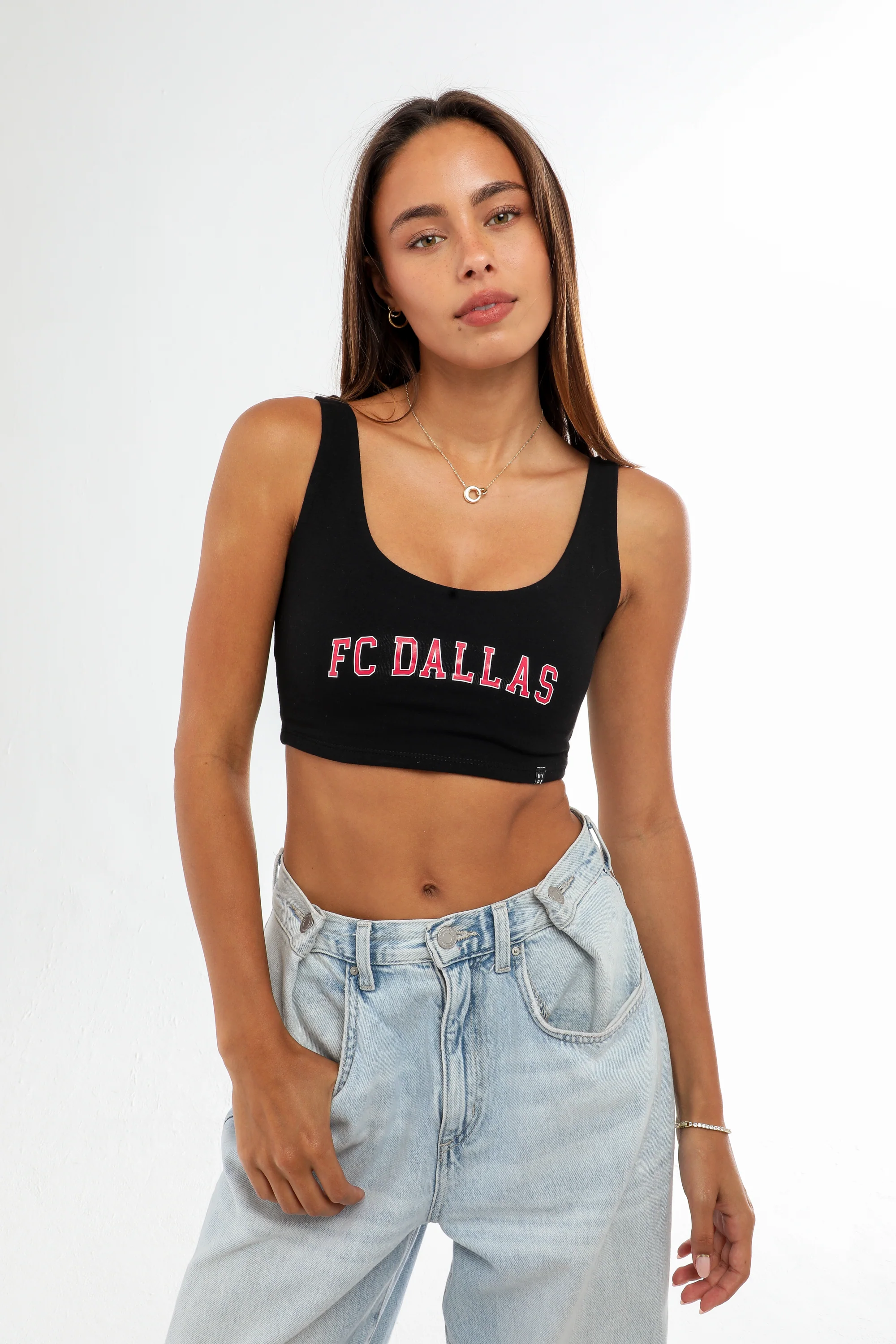 FC Dallas Scoop Neck Crop Top - Image 2