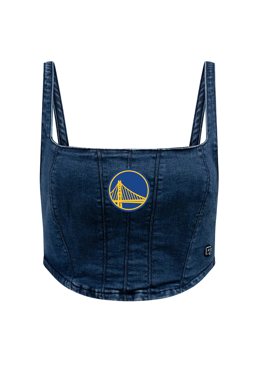 Golden State Warriors Denim Corset - Image 6