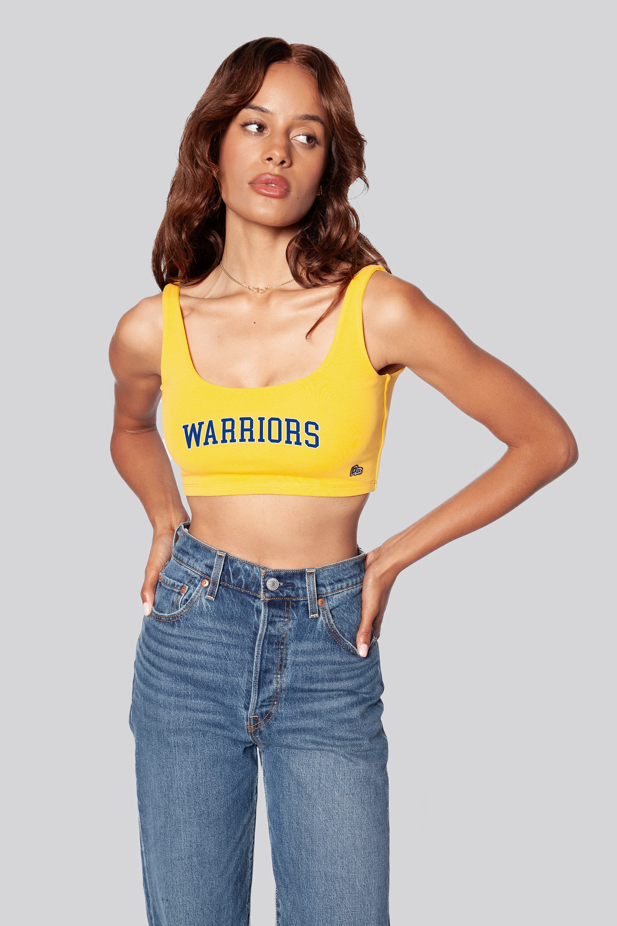 Golden State Warriors Scoop Neck Crop Top - Image 2