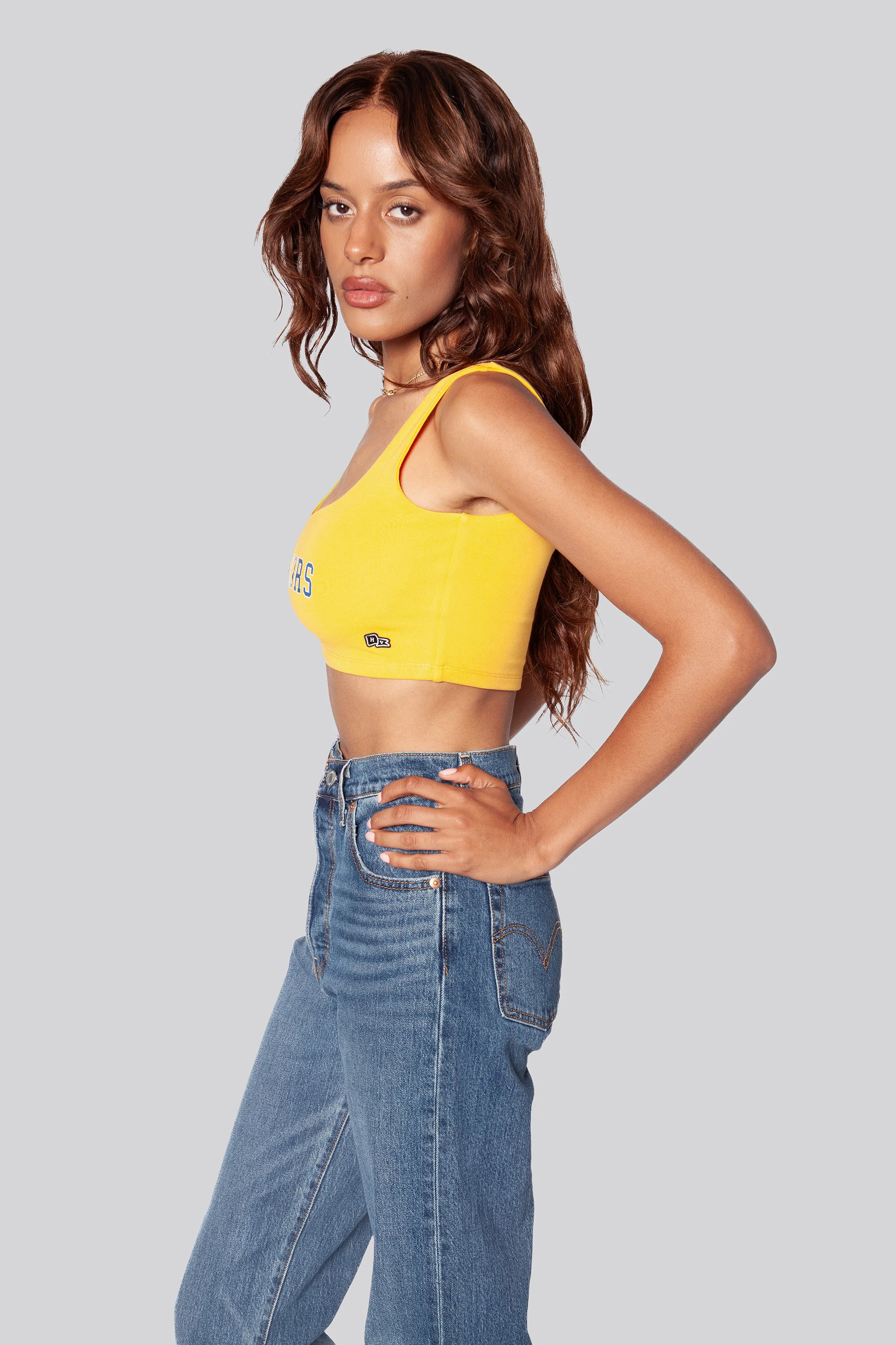 Golden State Warriors Scoop Neck Crop Top - Image 5