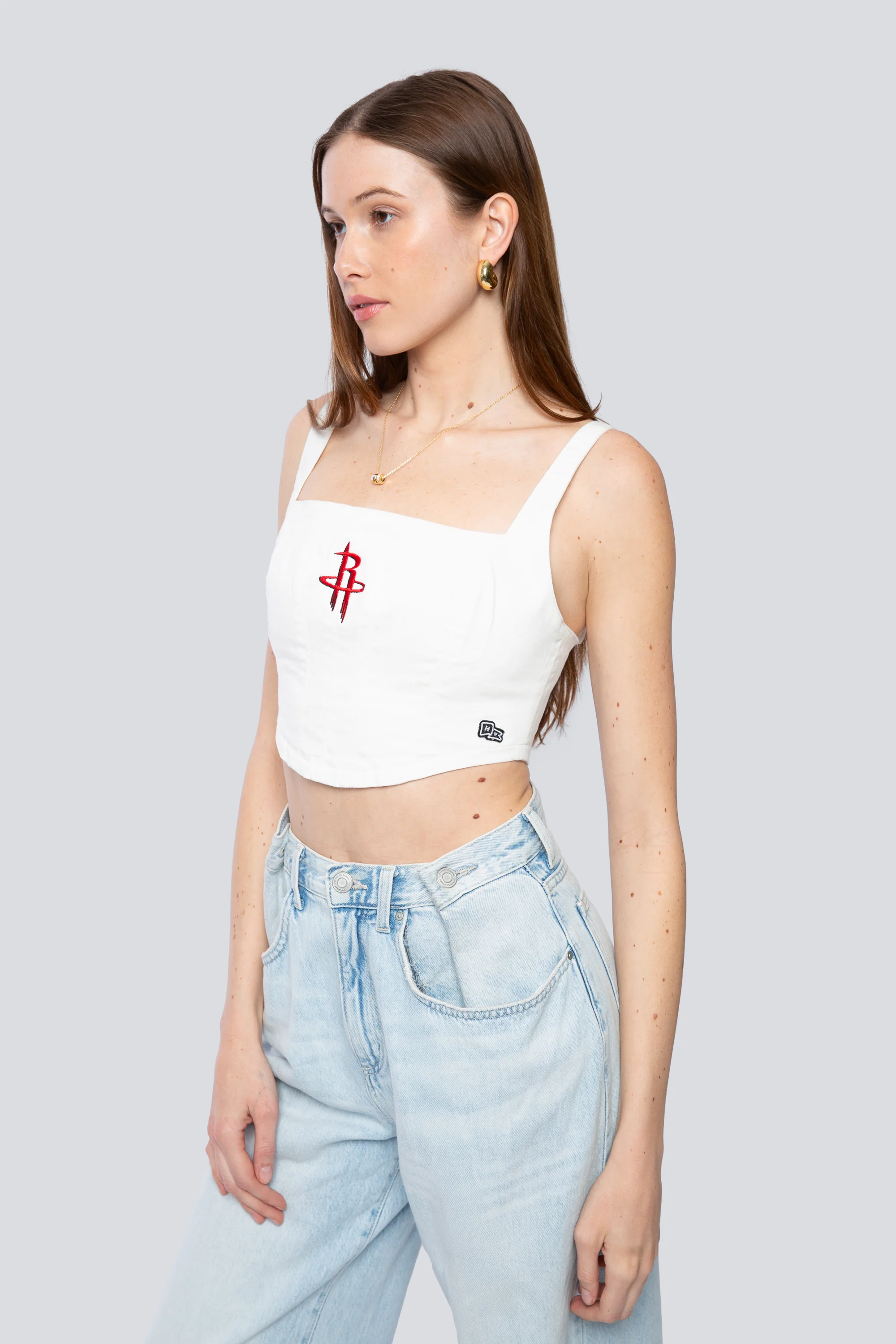 Houston Rockets Denim Corset - Image 3