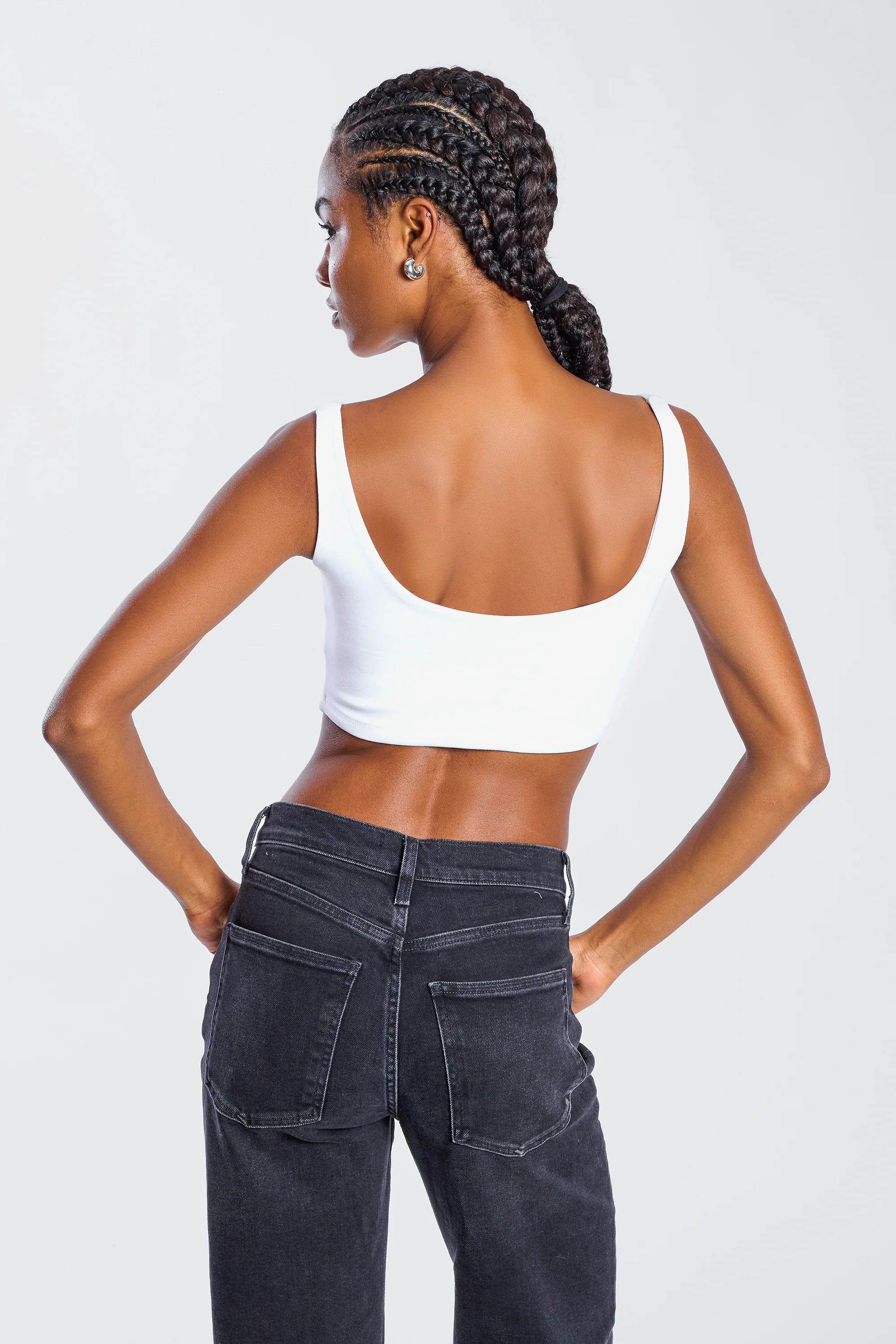 Howard Scoop Neck Crop Top - Image 3