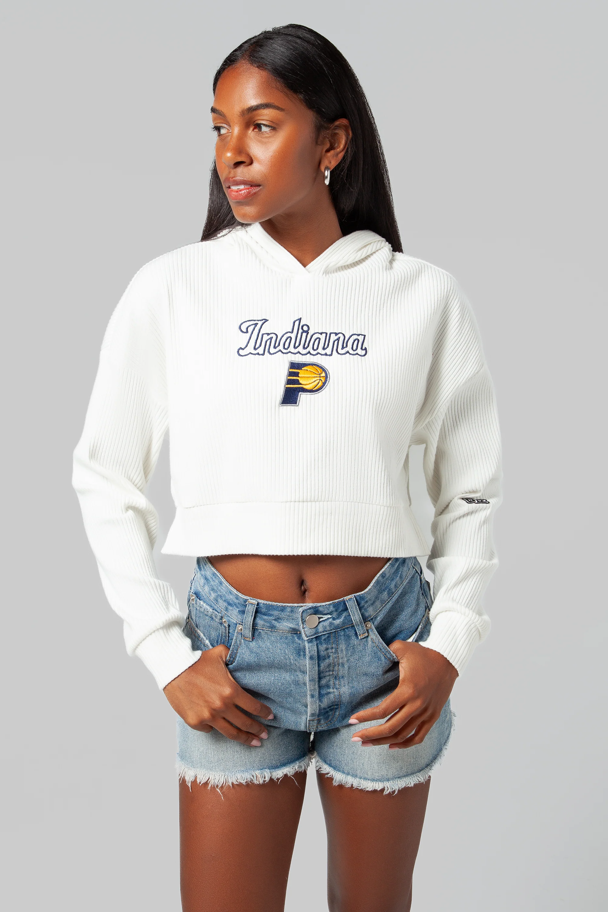 Indiana Pacers Off-Duty Ribbed Hoodie - Image 4