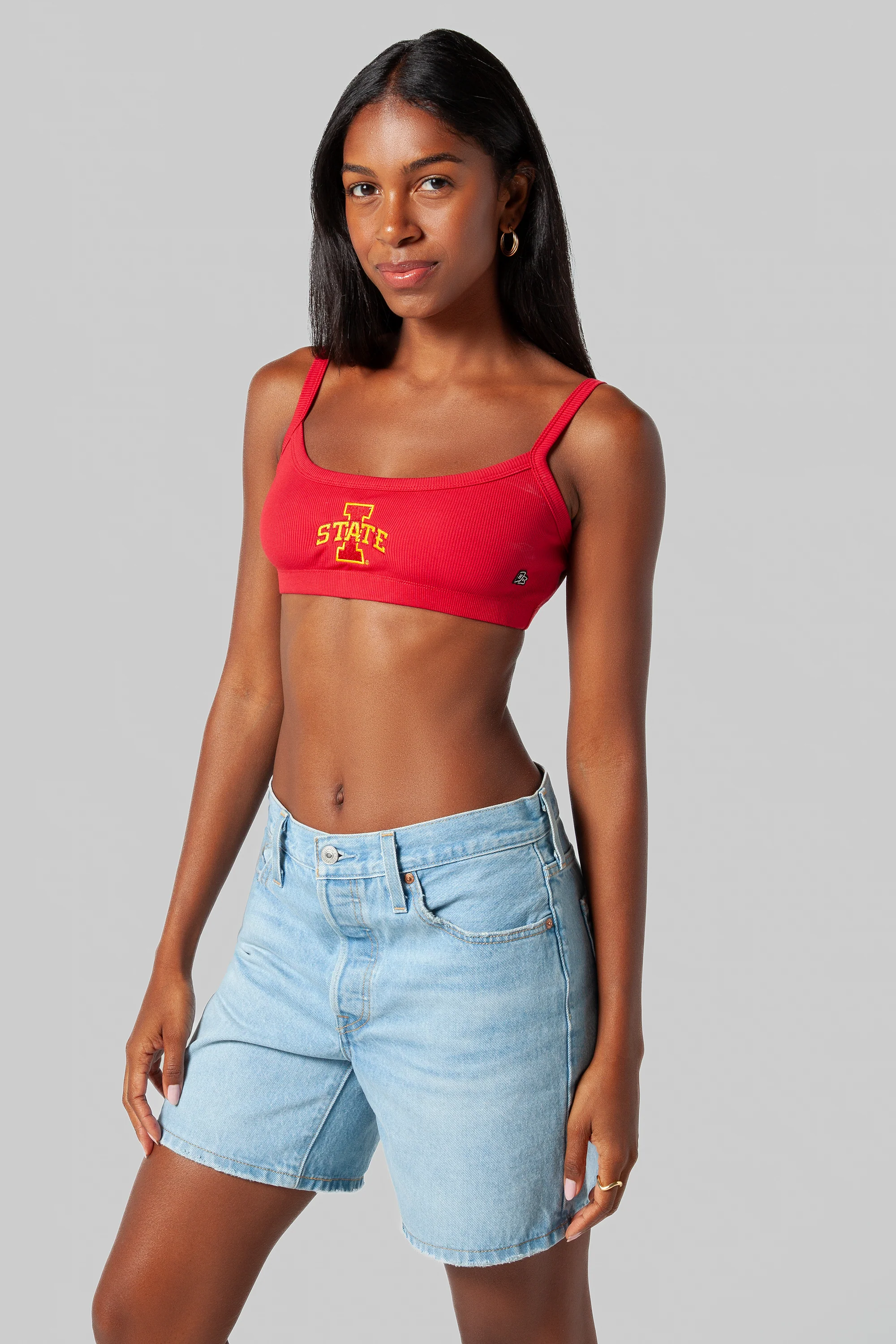 Iowa State University Rib Bra Top - Image 2