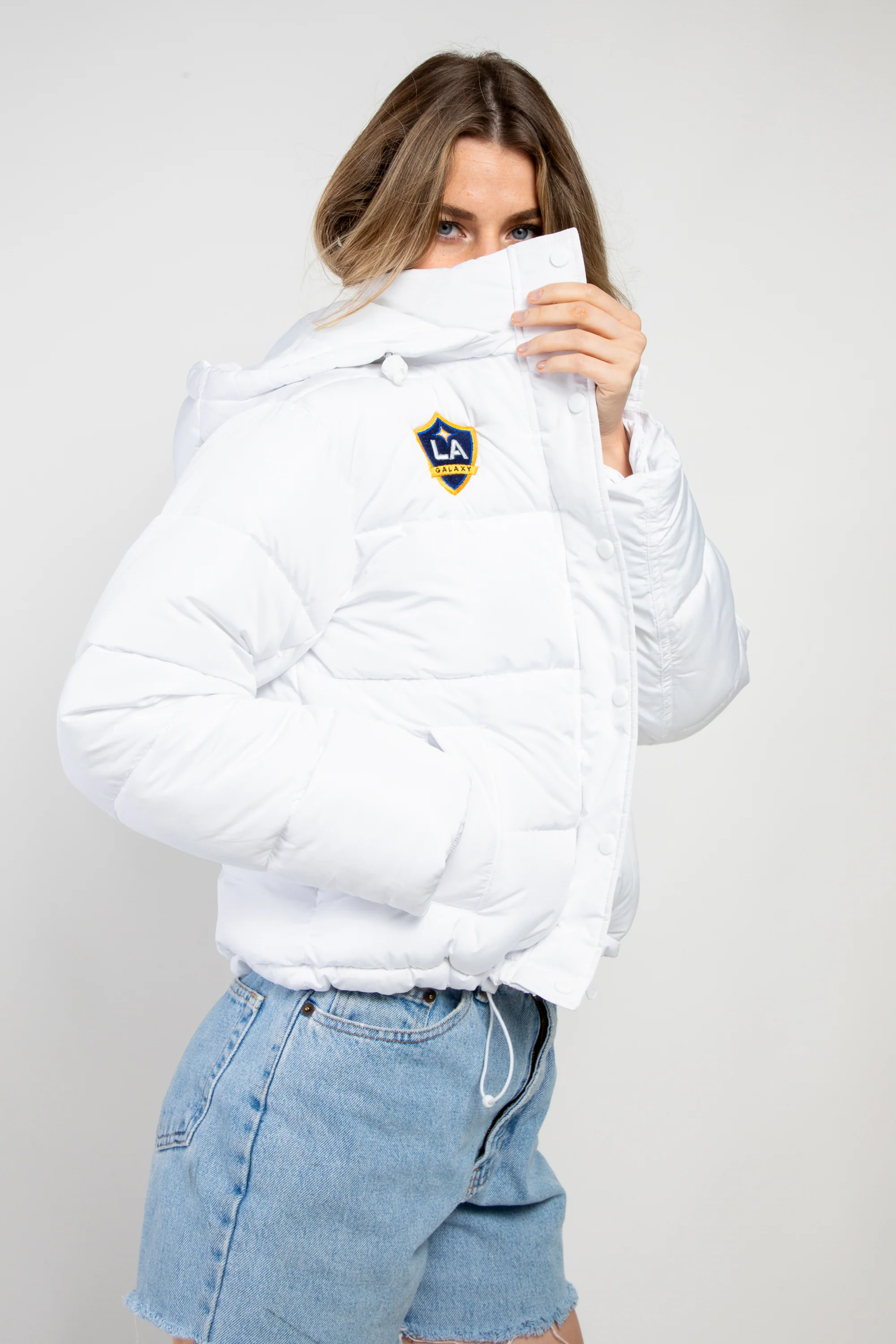 LA Galaxy Puffer Jacket - Image 4