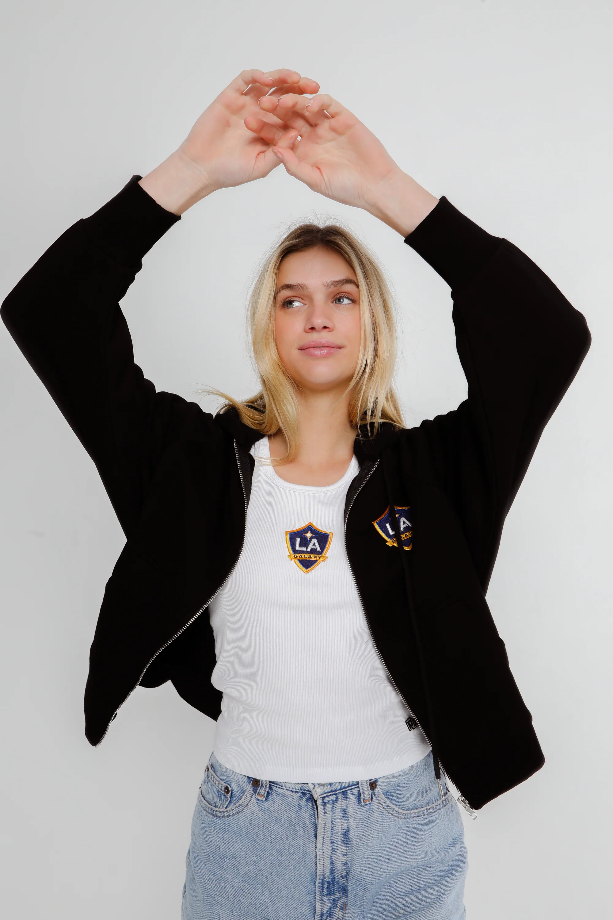 LA Galaxy Raglan Zip-Up - Image 3