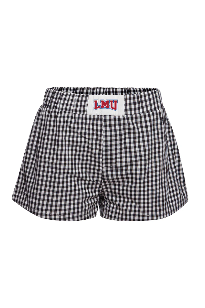 LMU Gameday Gingham Shorts - Image 3