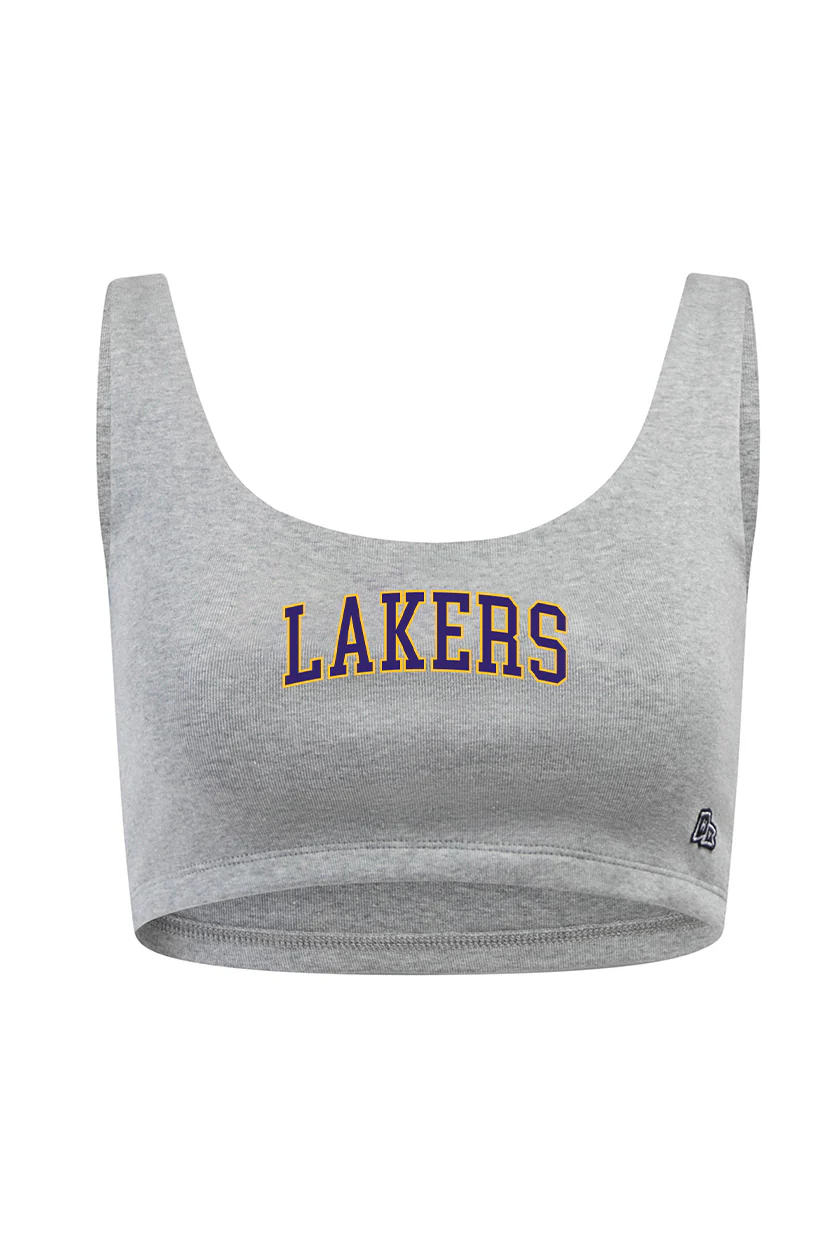 Los Angeles Lakers Scoop Neck Crop Top - Image 10