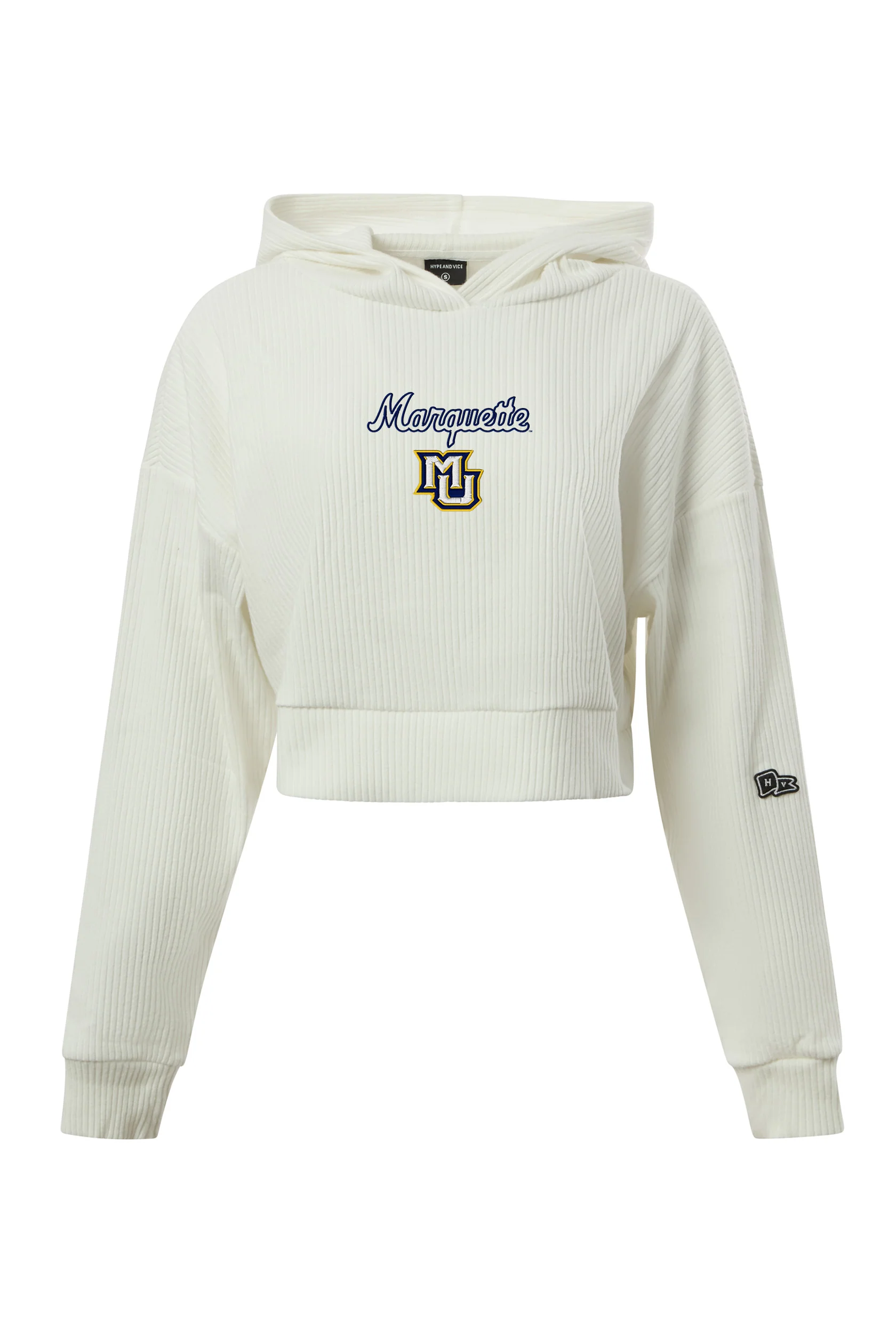 Marquette Warm-Up Cropped Hoodie