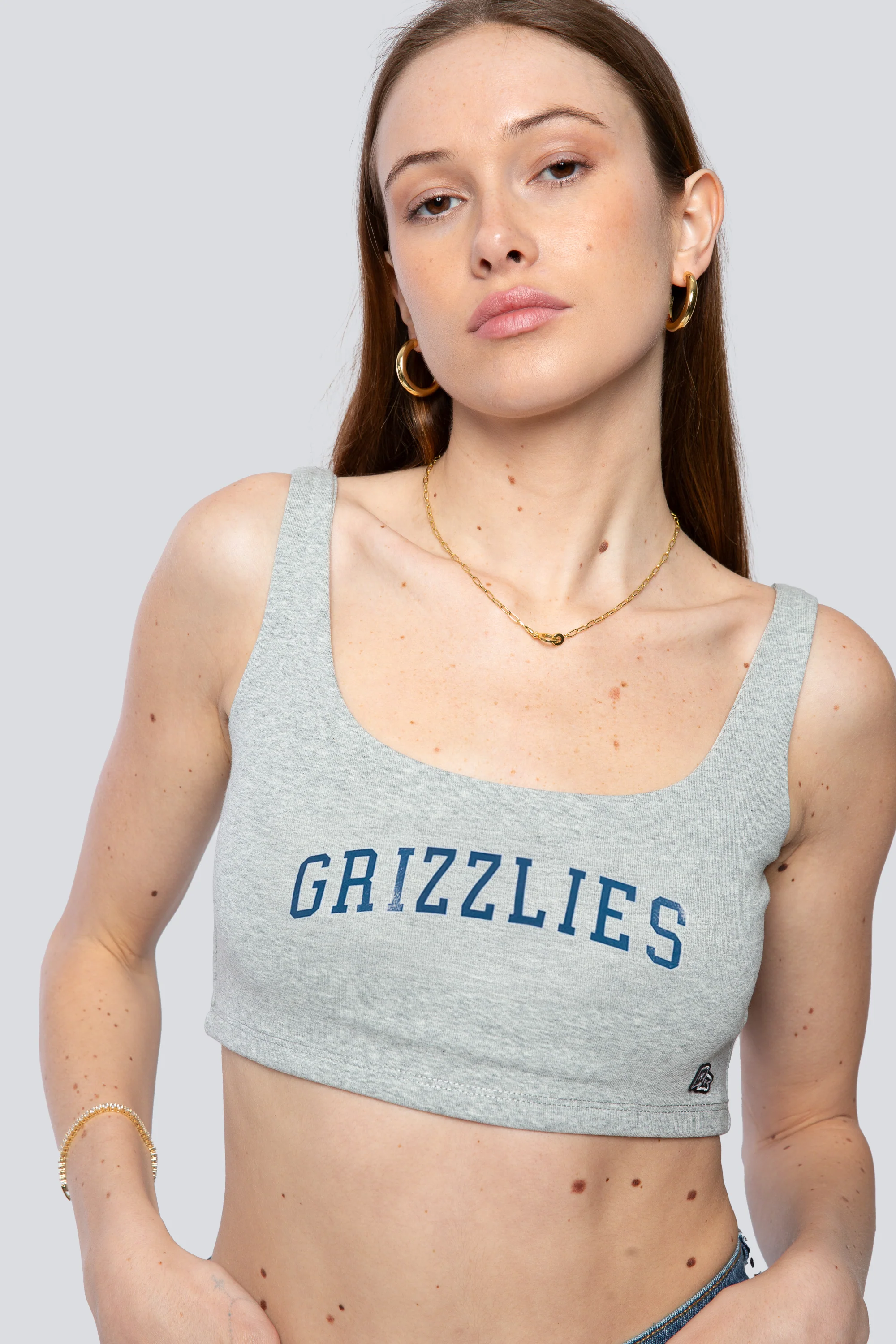 Memphis Grizzlies Scoop Neck Crop Top - Image 2
