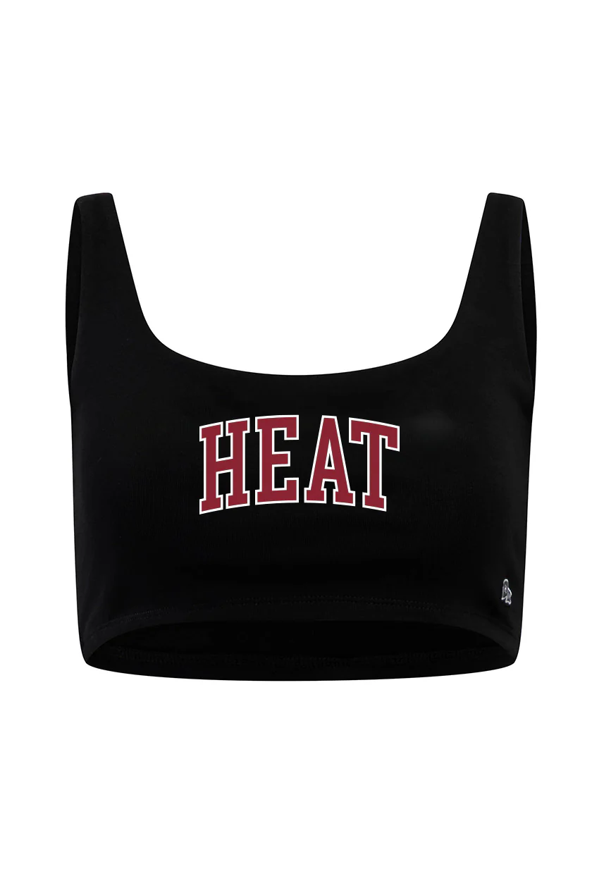 Miami Heat Scoop Neck Crop Top - Image 11
