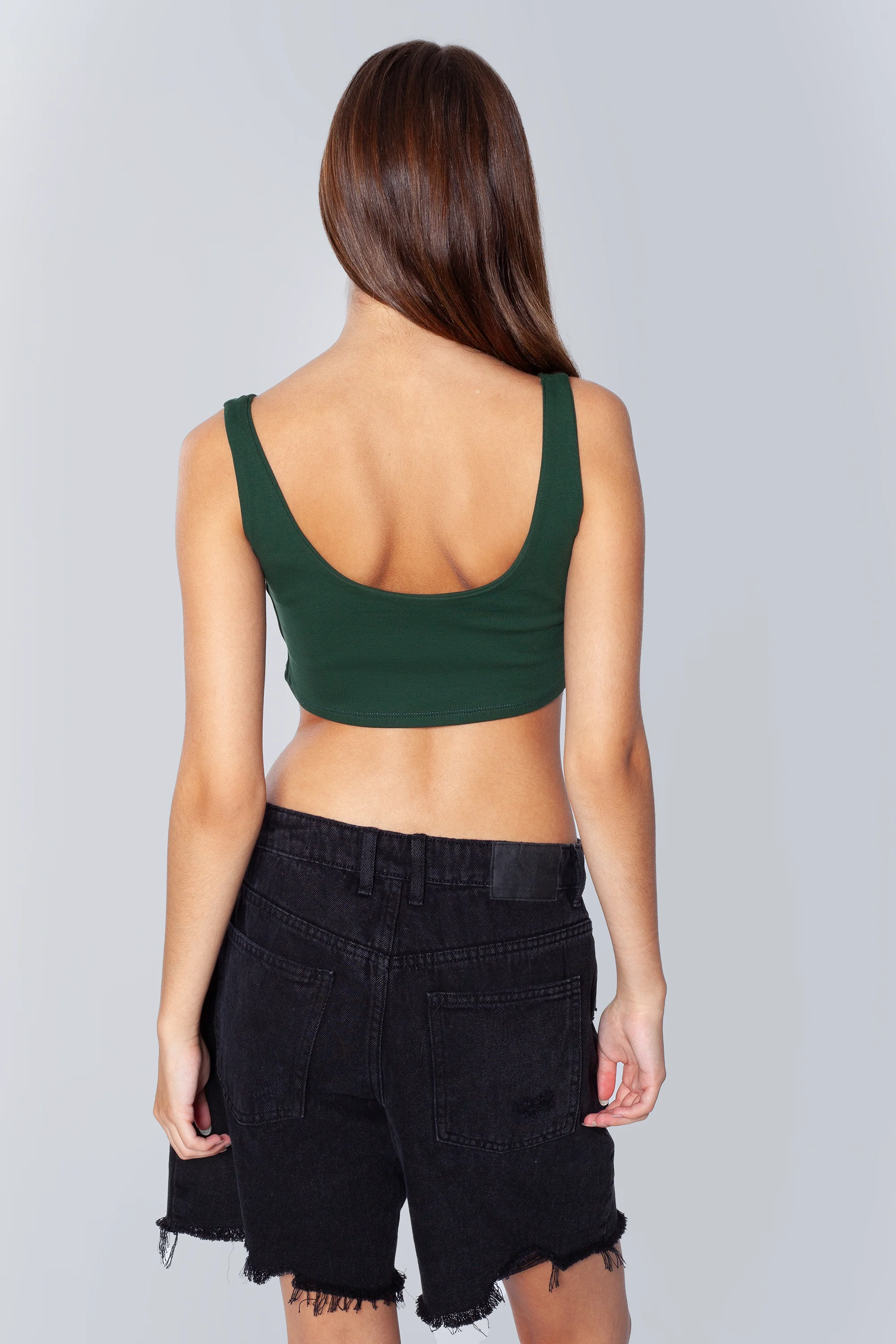 University of Miami Scoop Neck Crop Top - Image 5