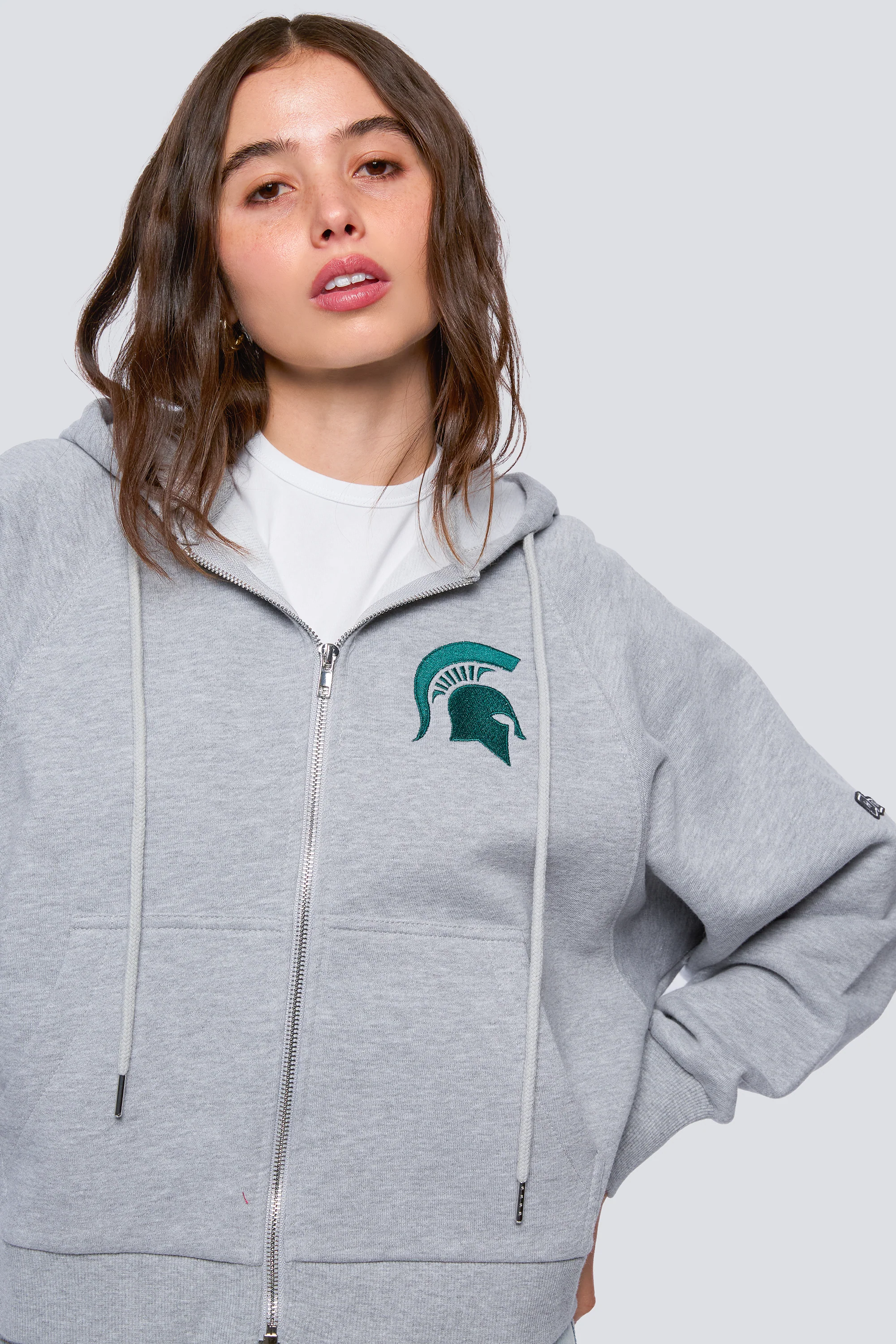 Michigan State Raglan Zip-Up - Image 2