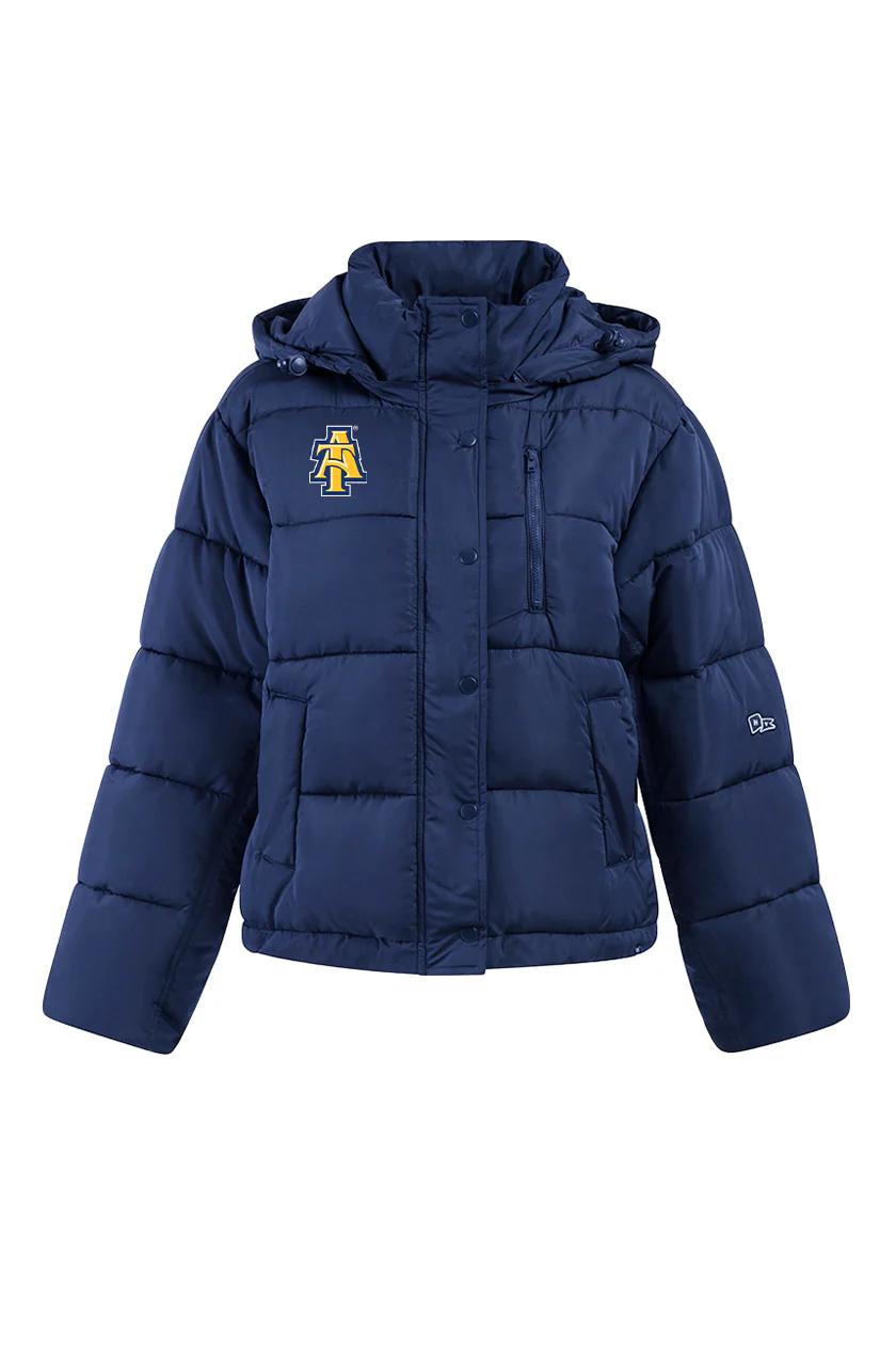 North Carolina A&T State Puffer Jacket - Image 5