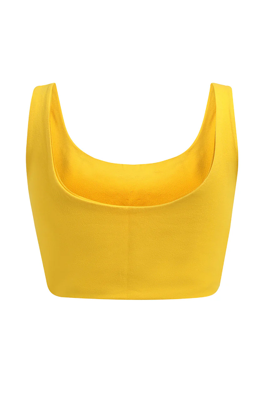 North Carolina A&T State Scoop Neck Crop Top - Image 2