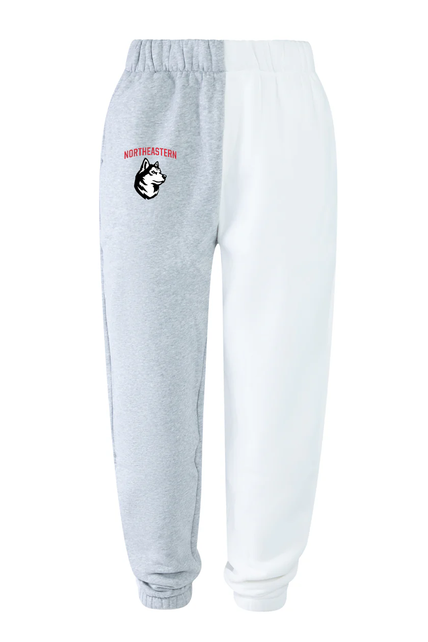 Northeastern Color-Block Sweats