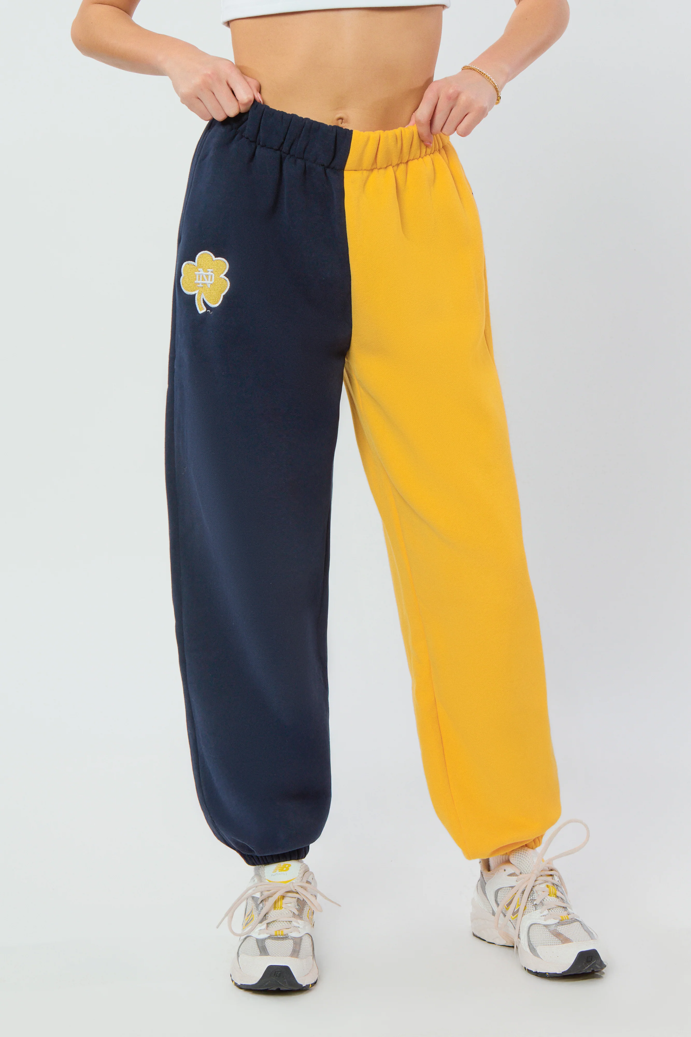 Notre Dame Color-Block Sweats