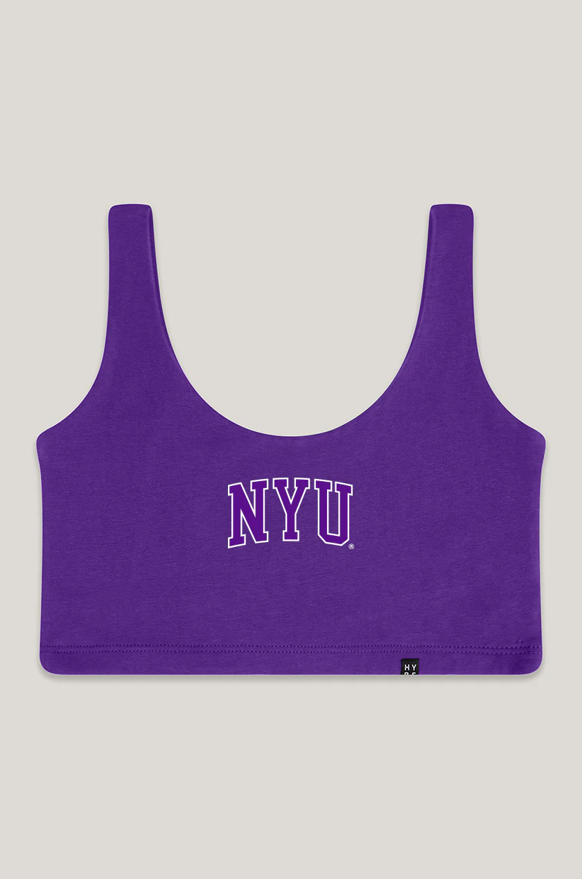 NYU Scoop Neck Crop Top - Image 12