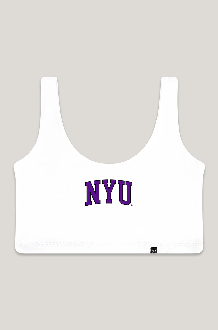 NYU Scoop Neck Crop Top - Image 8
