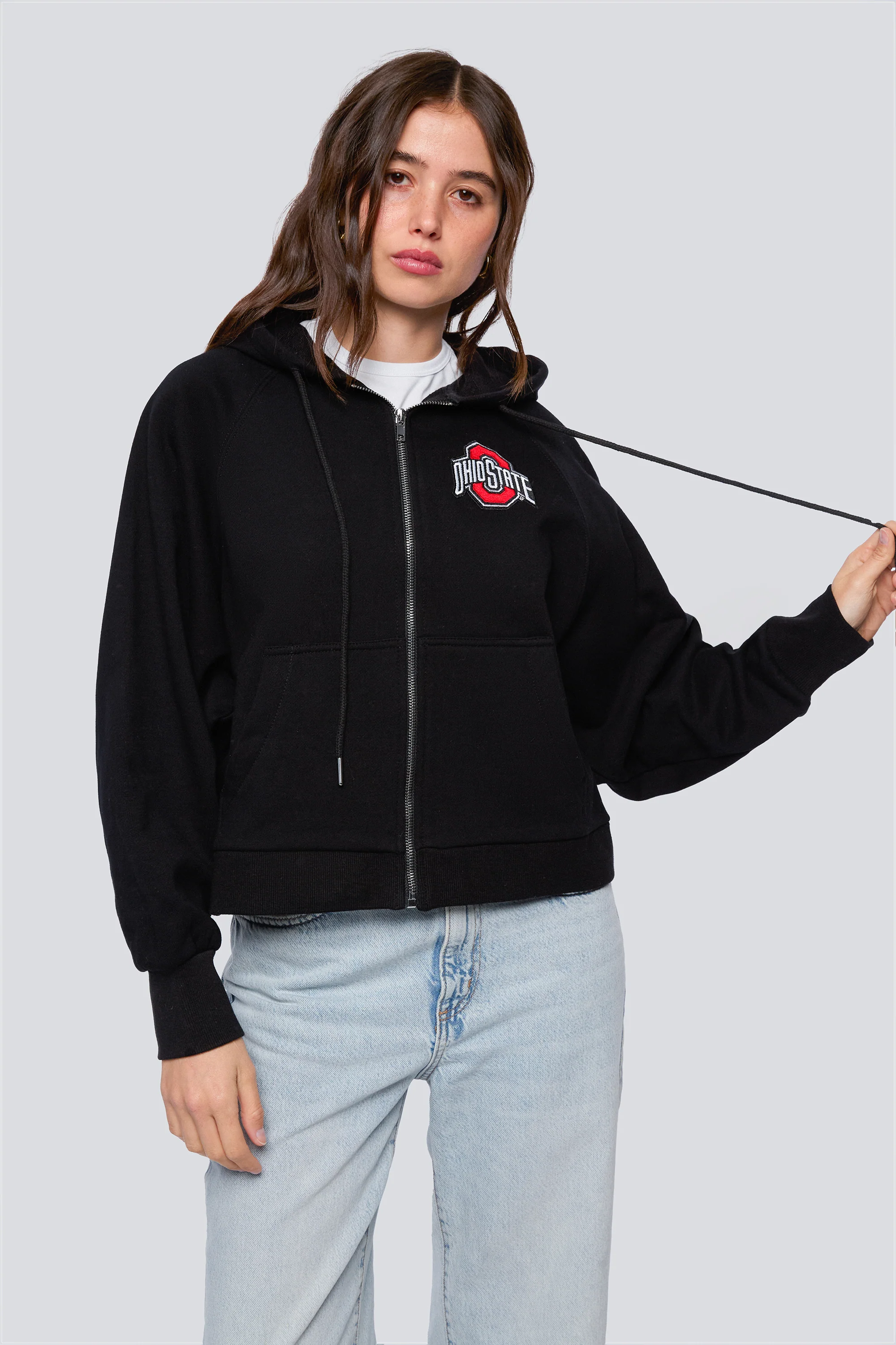 Ohio State Raglan Zip-Up - Image 2