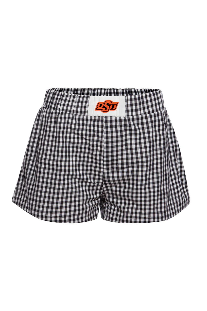Oklahoma State Gameday Gingham Shorts - Image 3