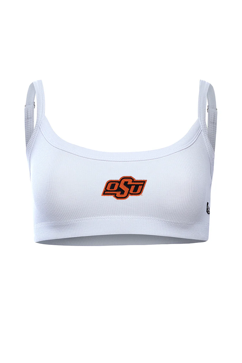 Oklahoma State Rib Bra Top