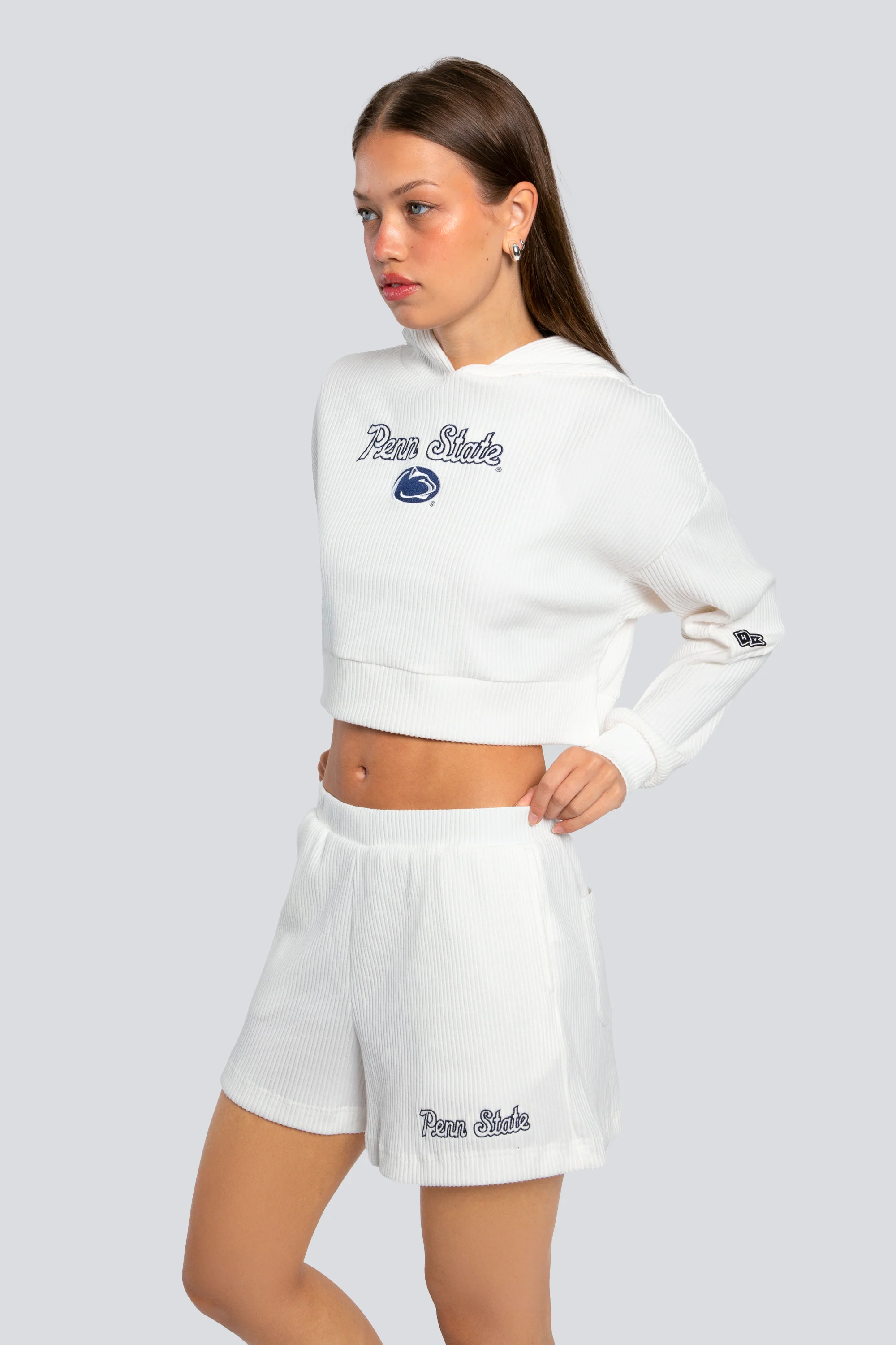 Penn State Warm-Up Cropped Hoodie - Image 2