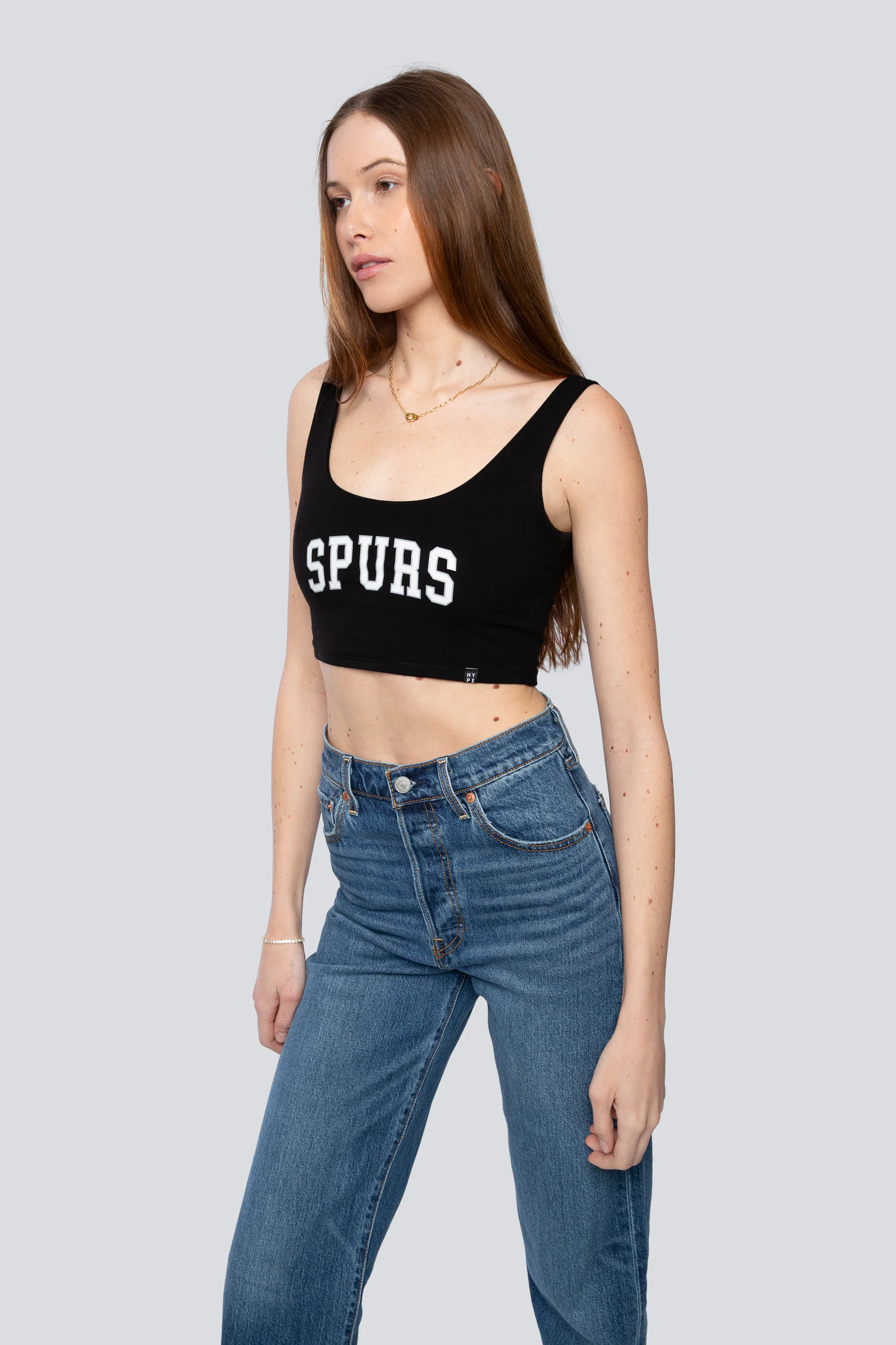 San Antonio Spurs Scoop Neck Crop Top - Image 3